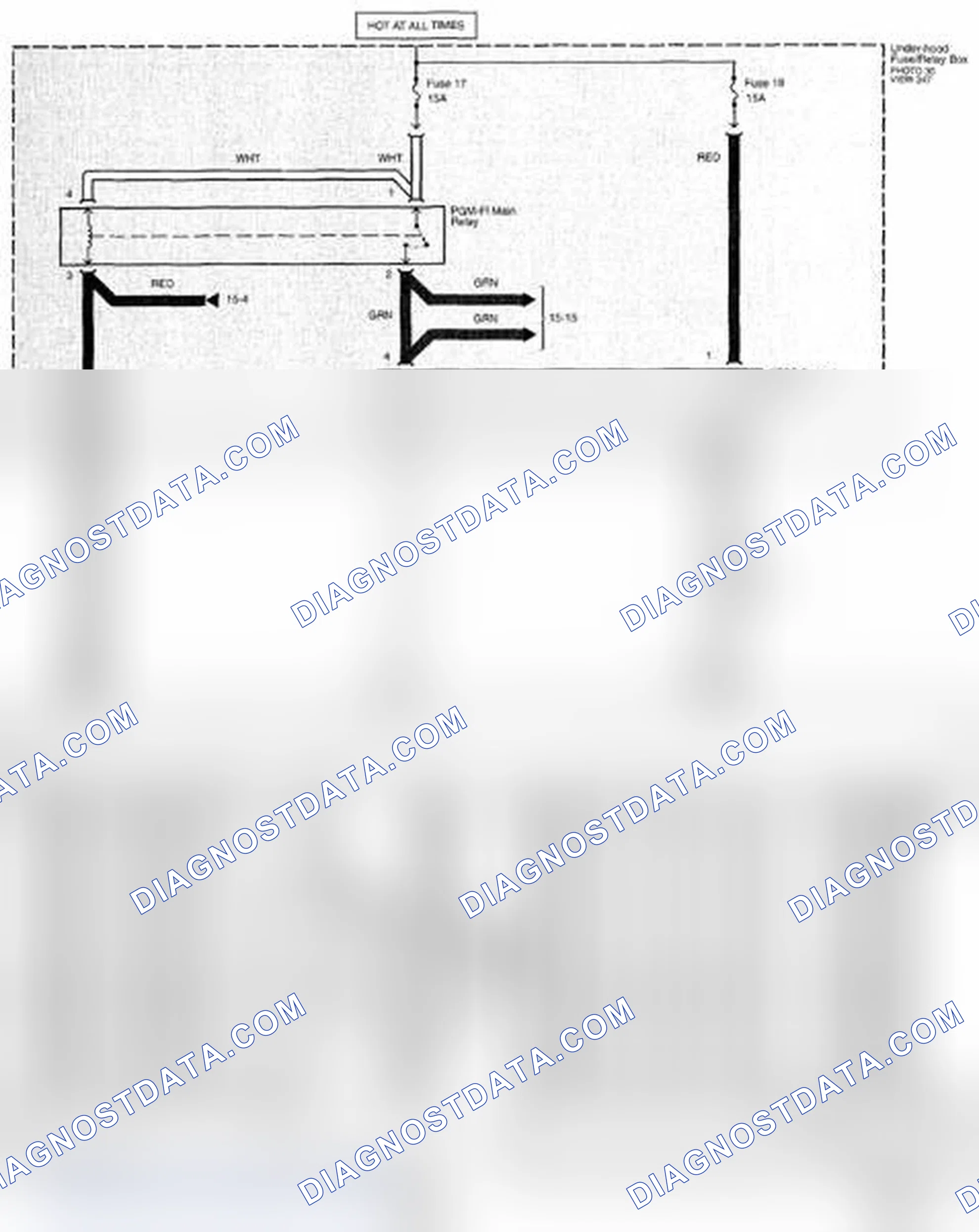 Scheme 243: Electronic Throttle Control System Circuit Diagram (Page 23-4)