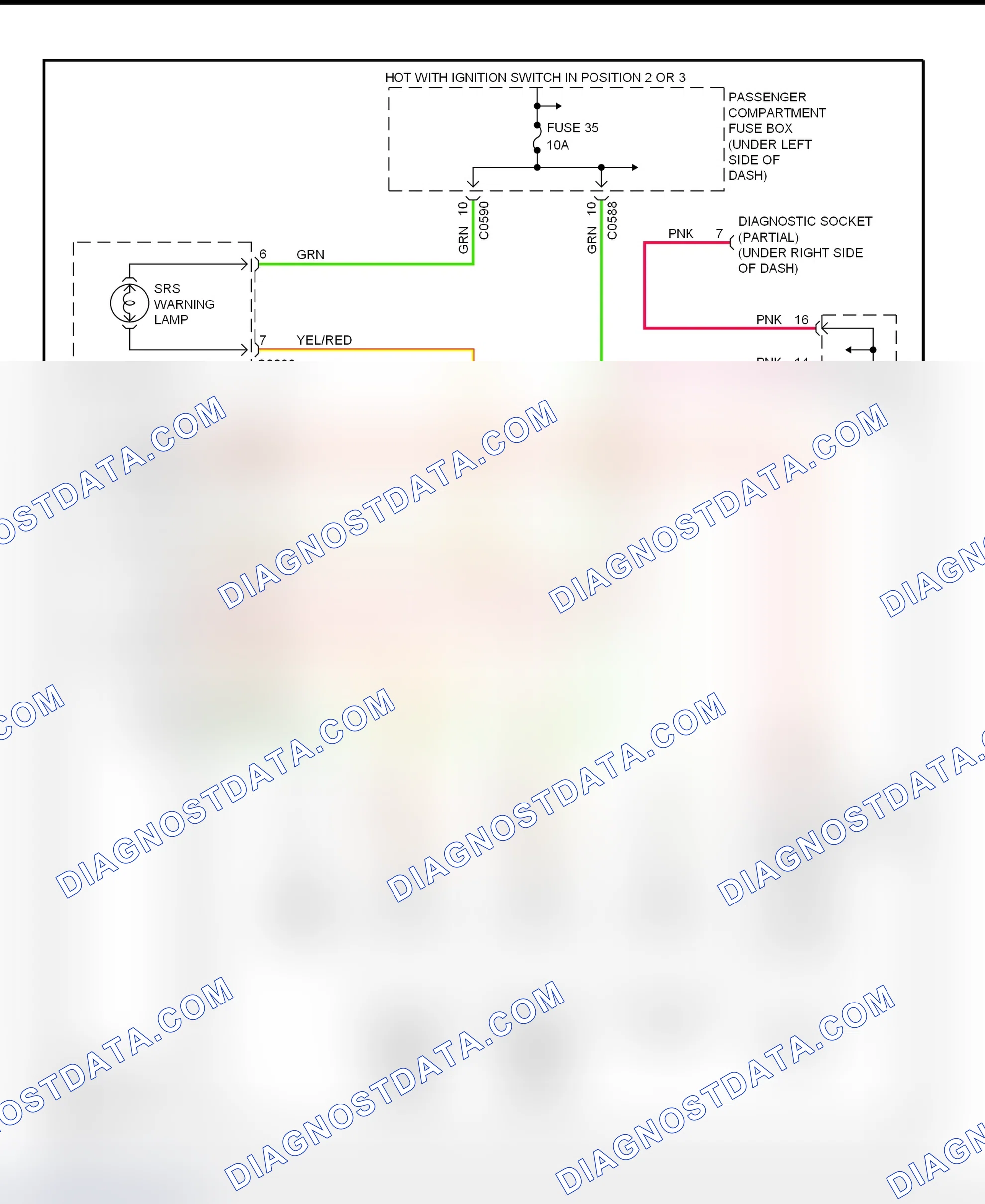 Scheme 8: Air Bag System Wiring Diagram (Discovery II)