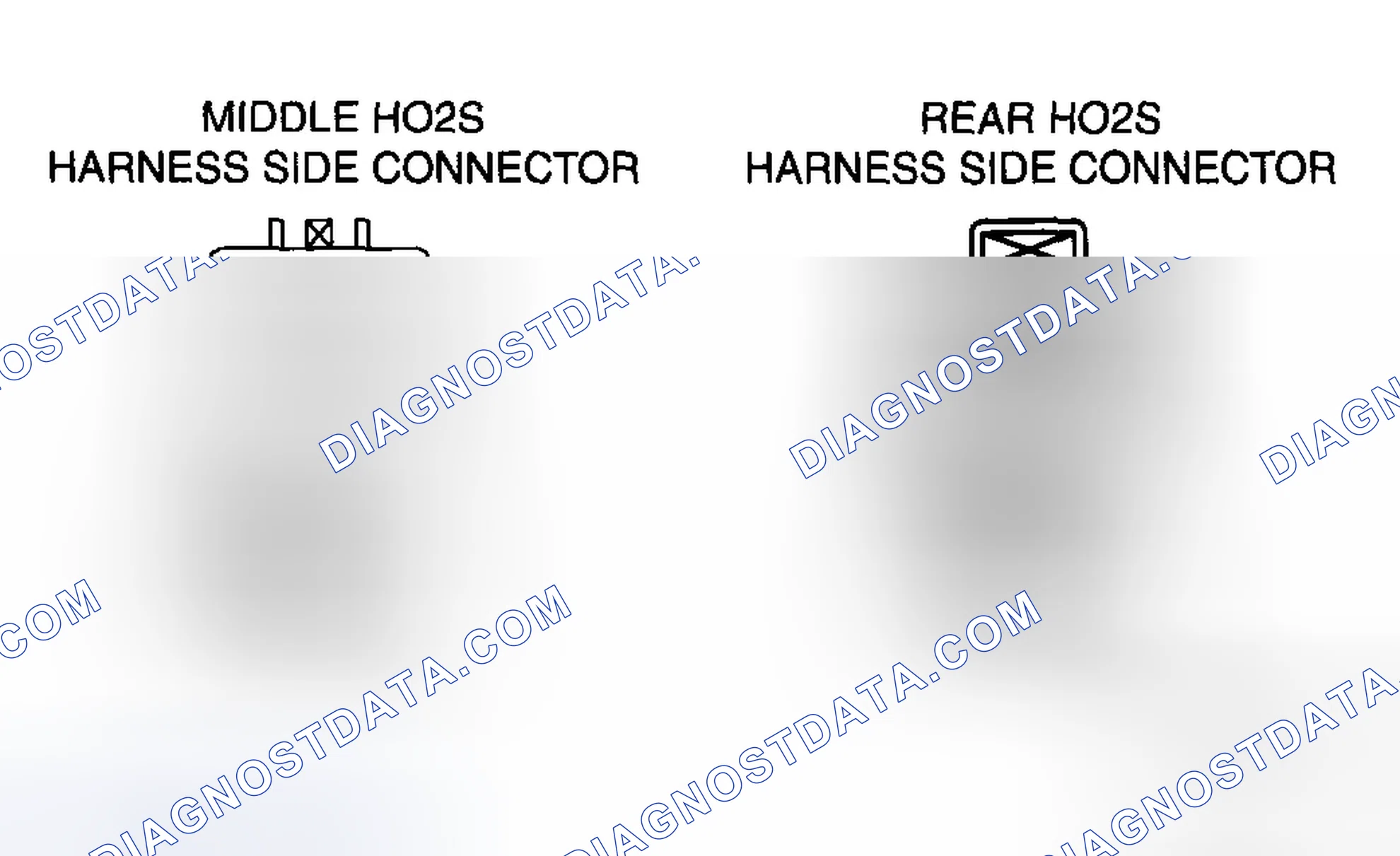 Scheme 80: Middle/rear HO2S circuit open/short inspection (sensor)