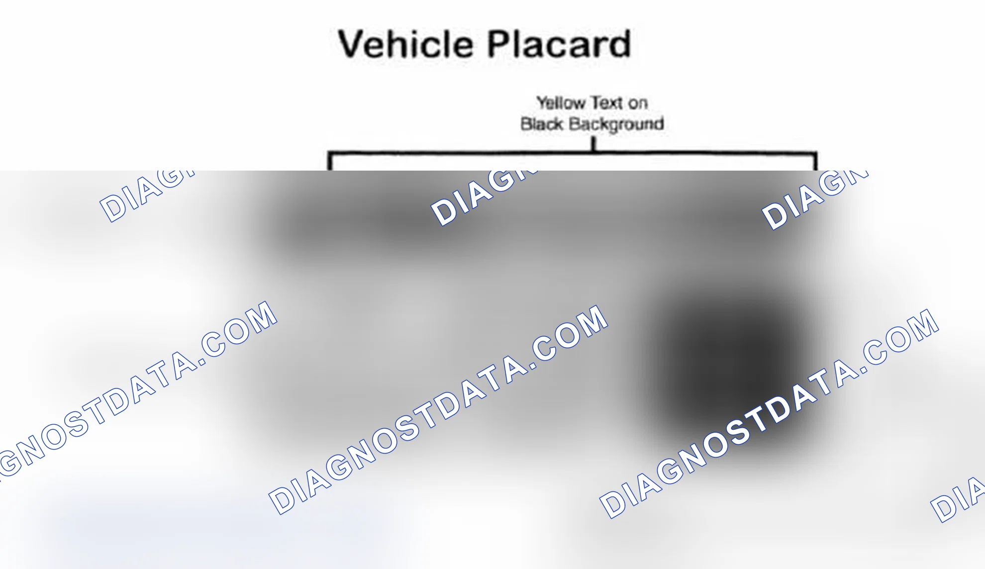 Scheme 28: Vehicle Tire Placard - Typical