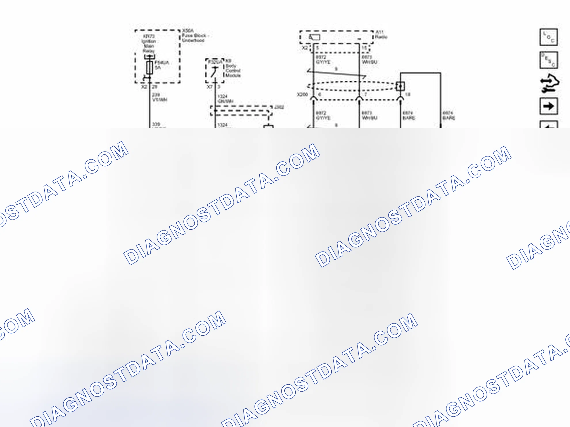 Scheme 2: Rear View Camera (UVC) Wiring Schematics