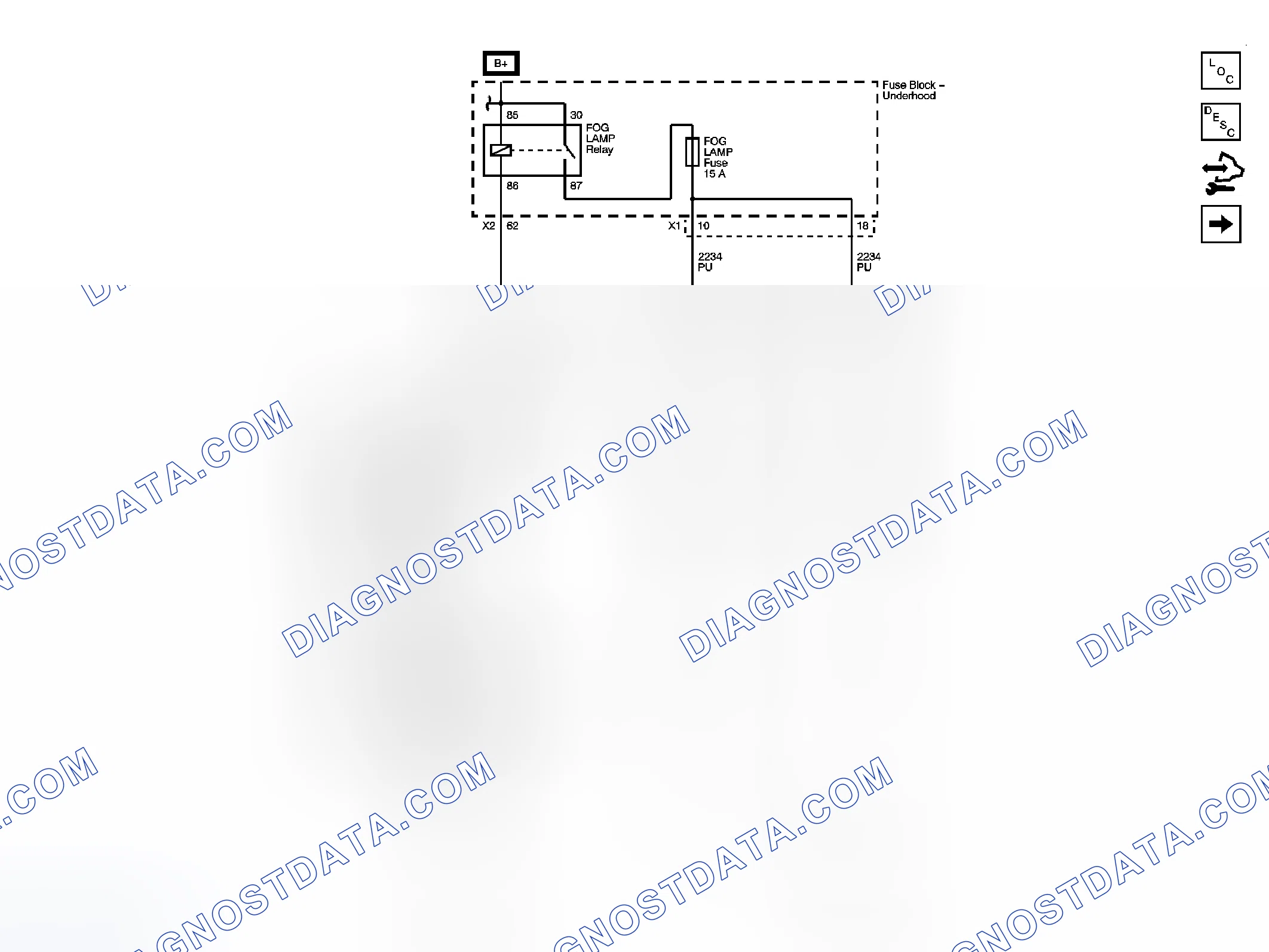 Scheme 5: Fog Lights Schematics