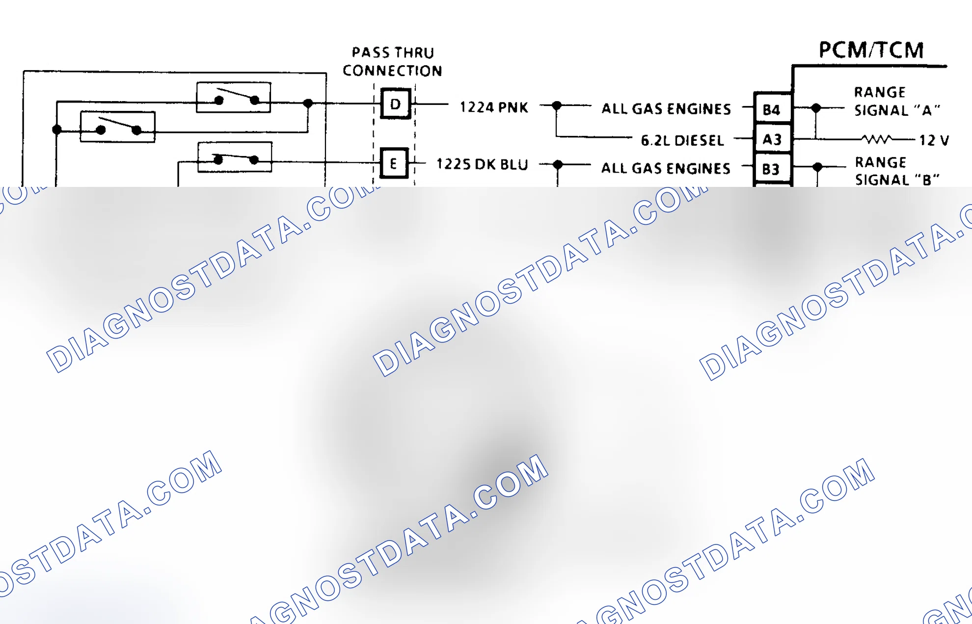 Scheme 281: CODE 28, PRESSURE SWITCH MANIFOLD FAULT (LT. TRUCK)