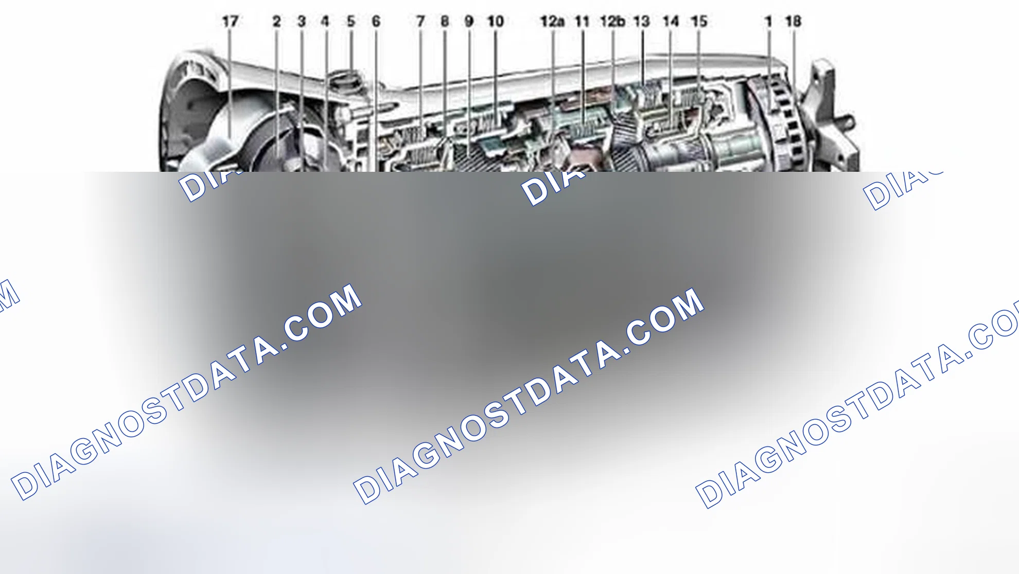 Scheme 67: Identifying Multi-Disk Clutch - Transmission 722.