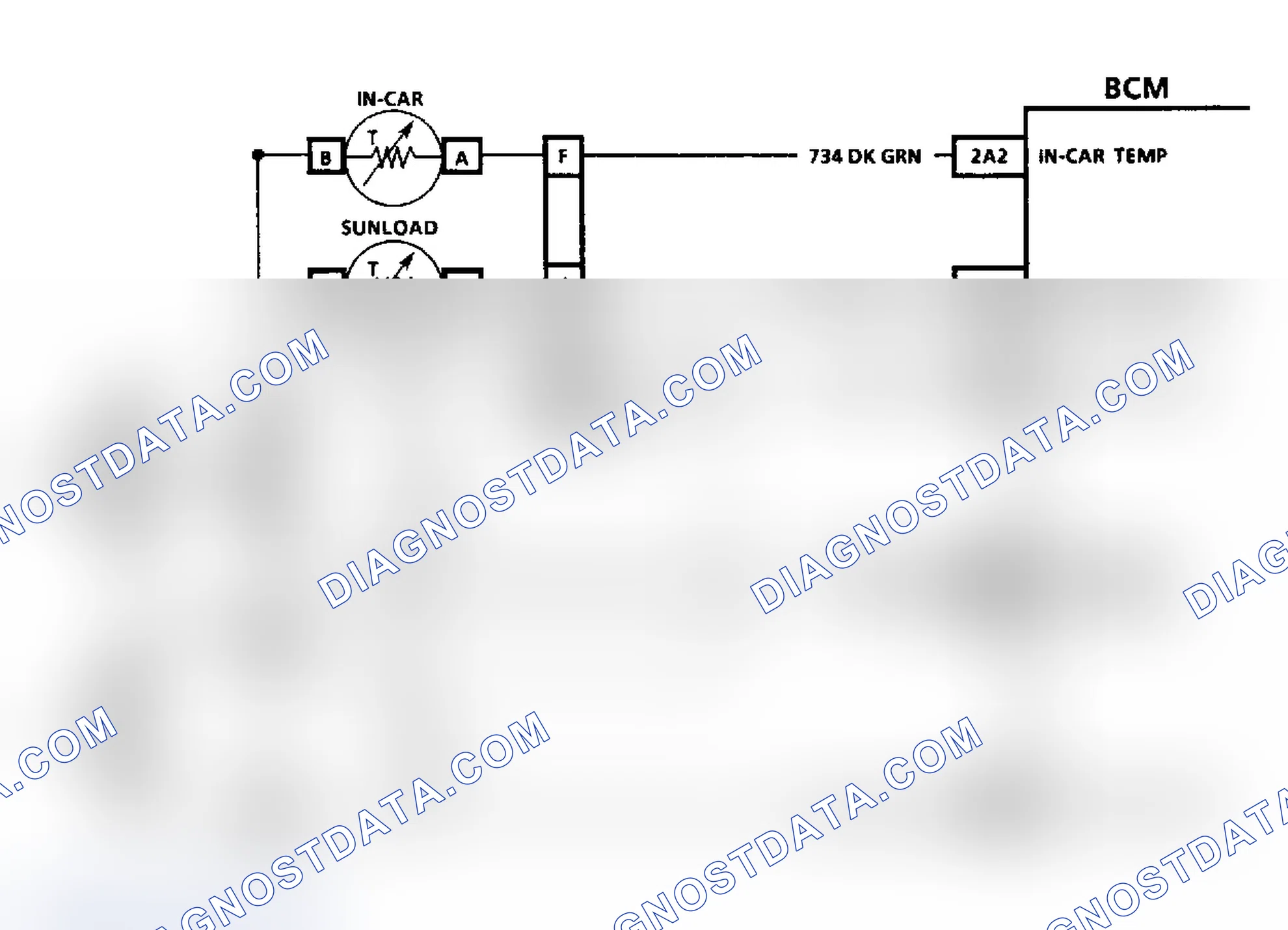 Scheme 36: Code B110 Schematic, Outside Air Temp. Sensor Circuit