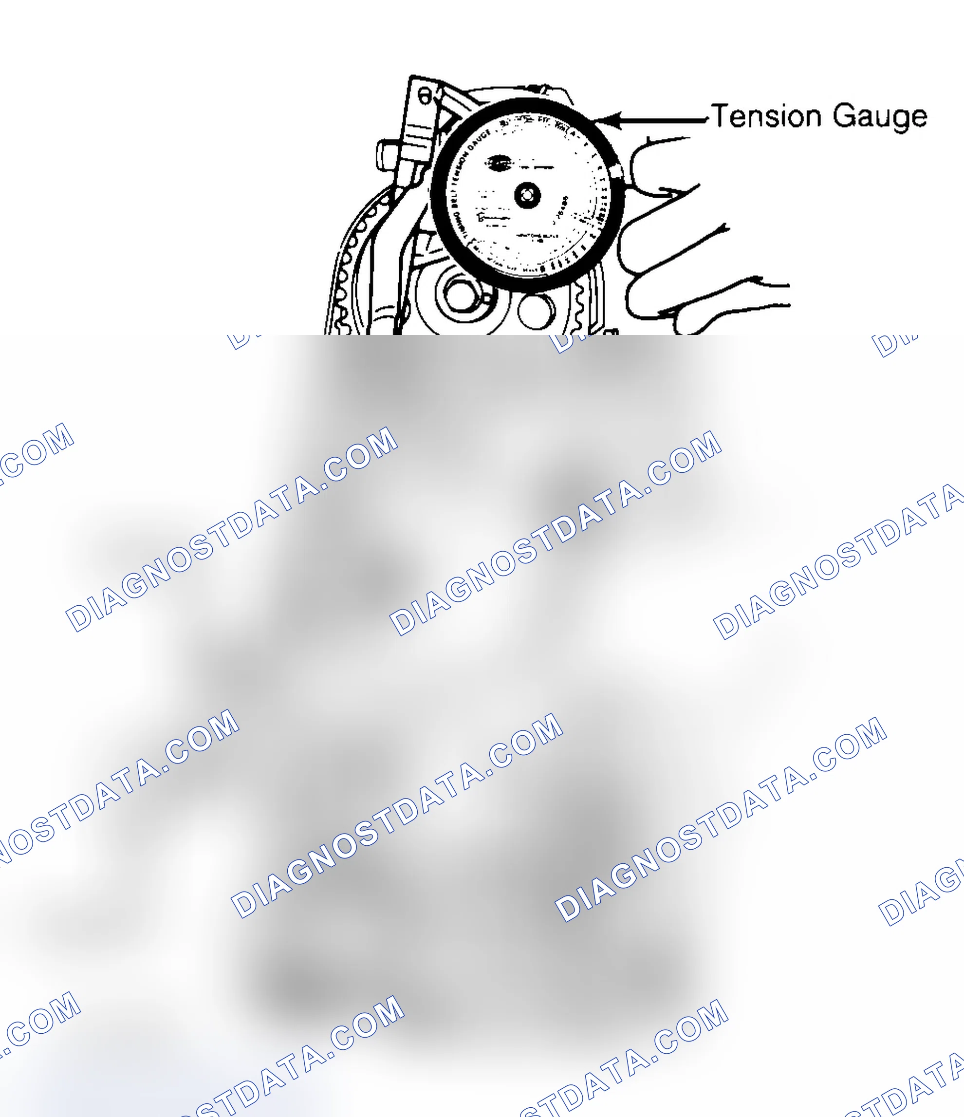 Scheme 28: Adjusting Typical Timing Belt Tension