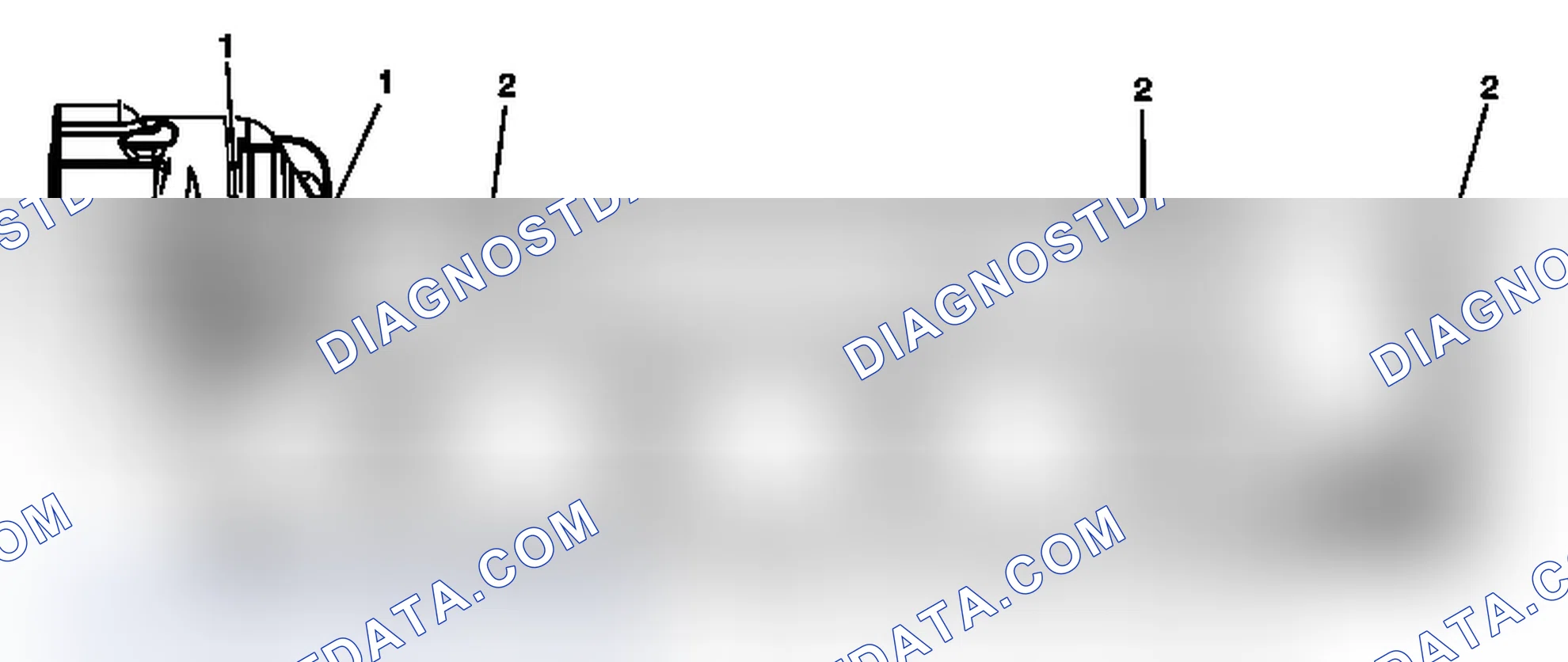 Scheme 14: Cylinder Head- Exhaust Manifold Deck View