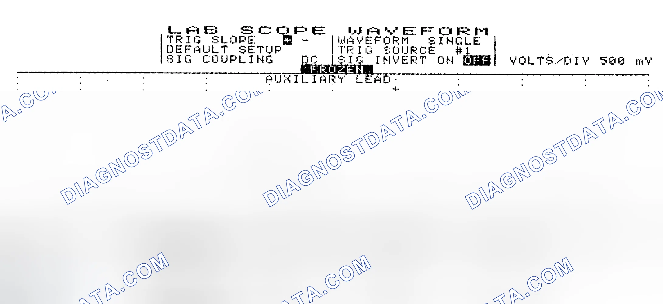 Scheme 10: Single Injector w/Excessive Current Flow - Current Pattern