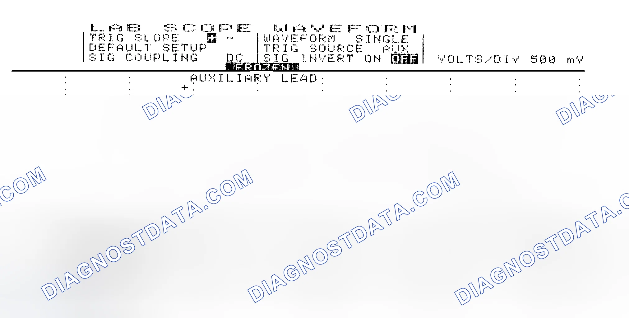 Scheme 14: Single Injector w/Excessive Current Flow - Current Pattern