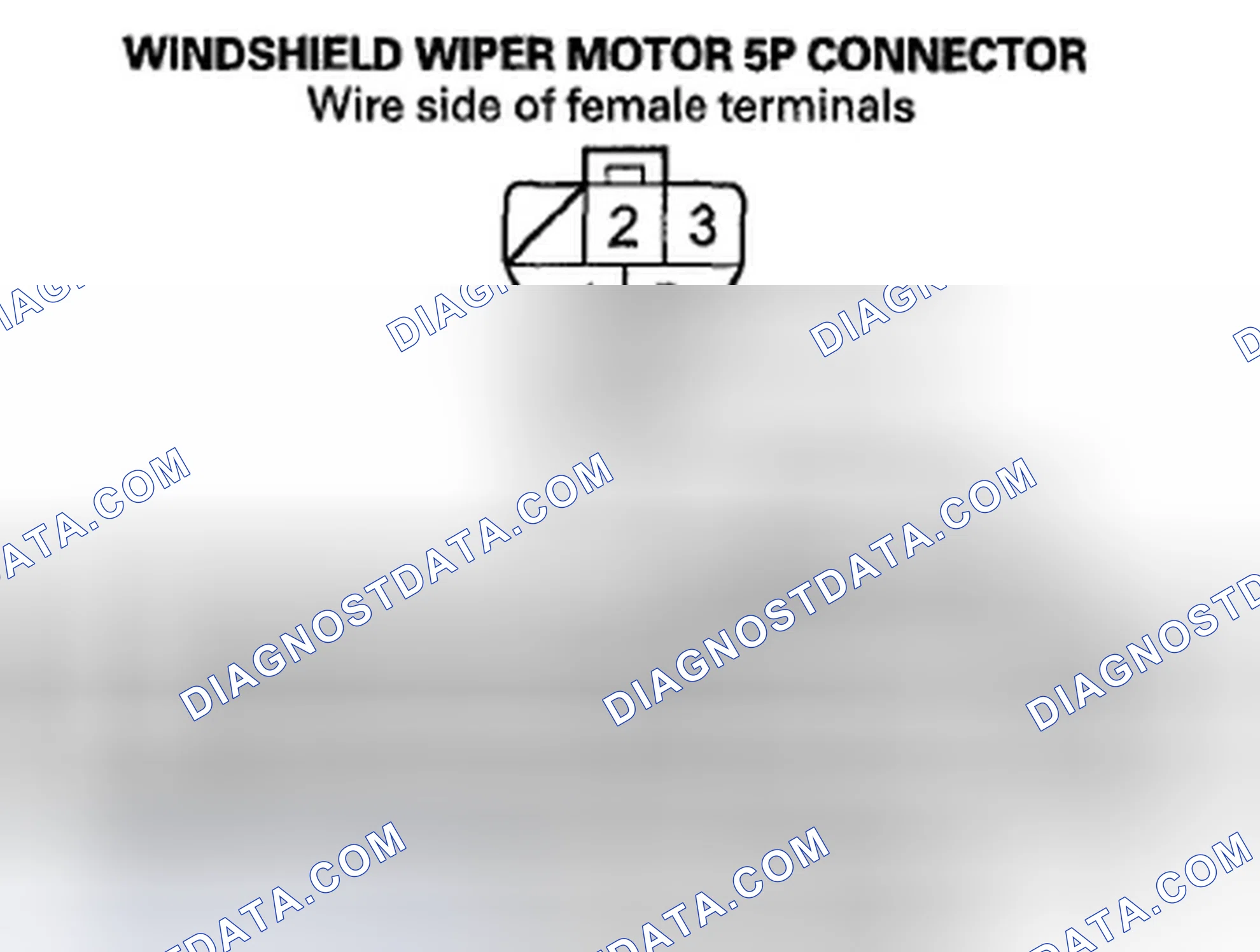 Scheme 47: DTC B1077: Windshield Wiper Motor (Park) Signal Error