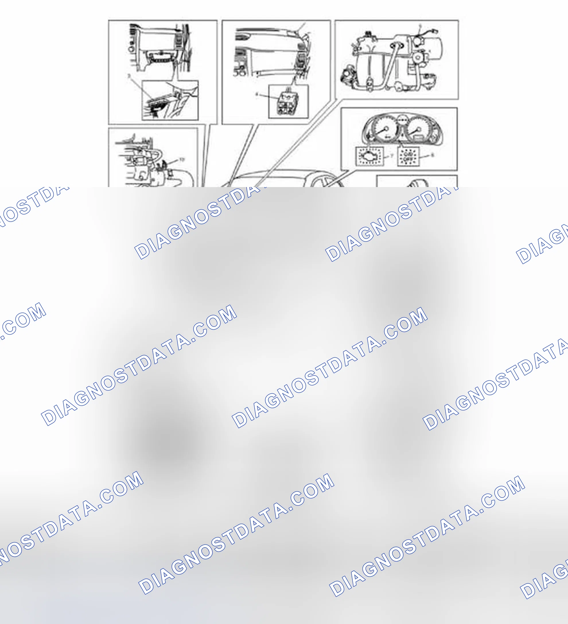 Scheme 298: Electronic Shift Control System Components Location