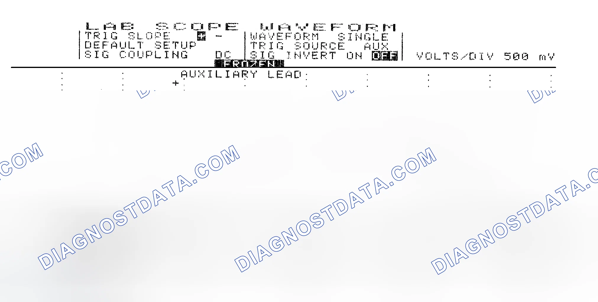 Scheme 14: Single Injector w/Excessive Current Flow - Current Pattern