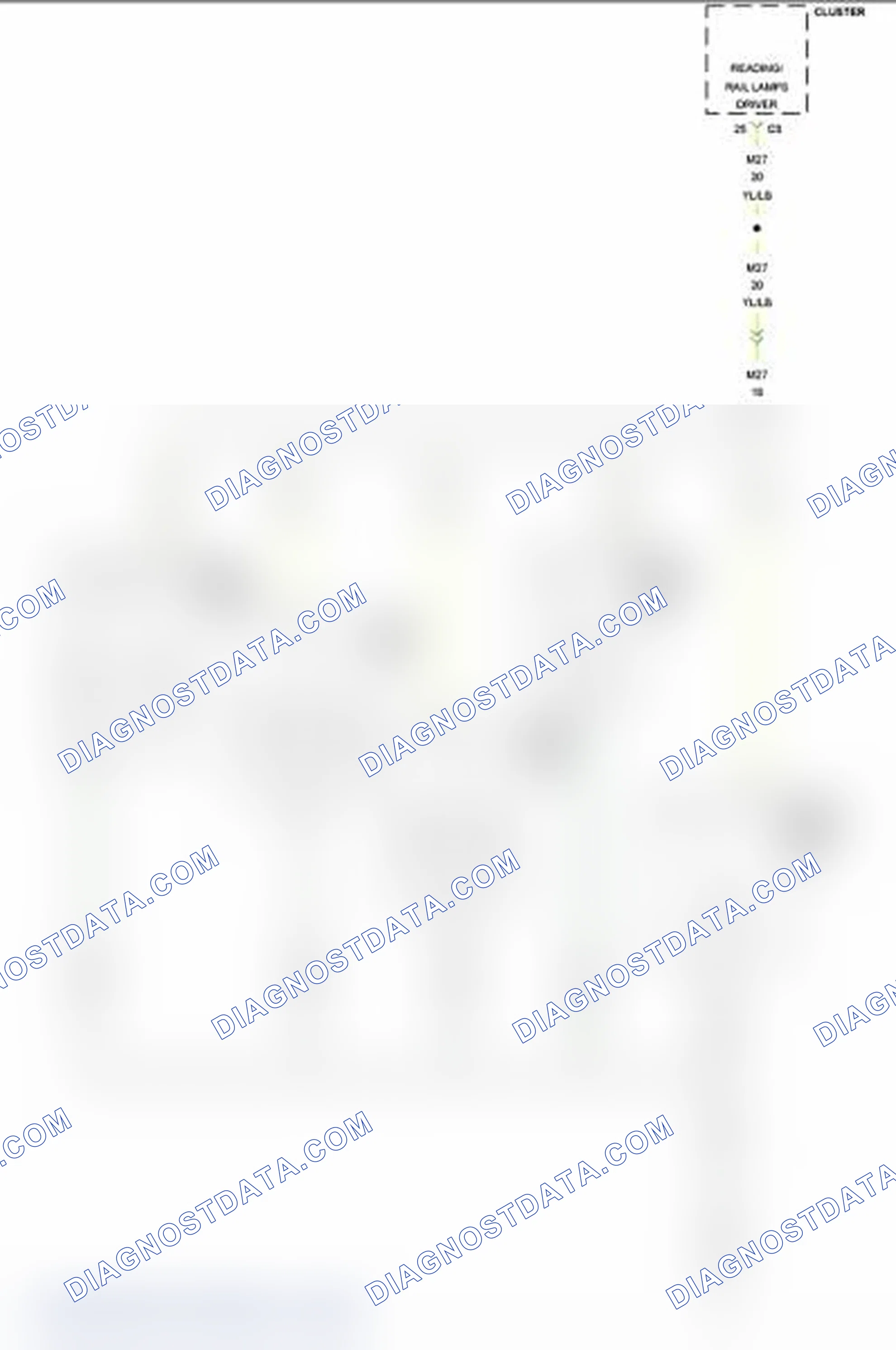 Scheme 146: B161F-READING LAMP CONTROL CIRCUIT LOW