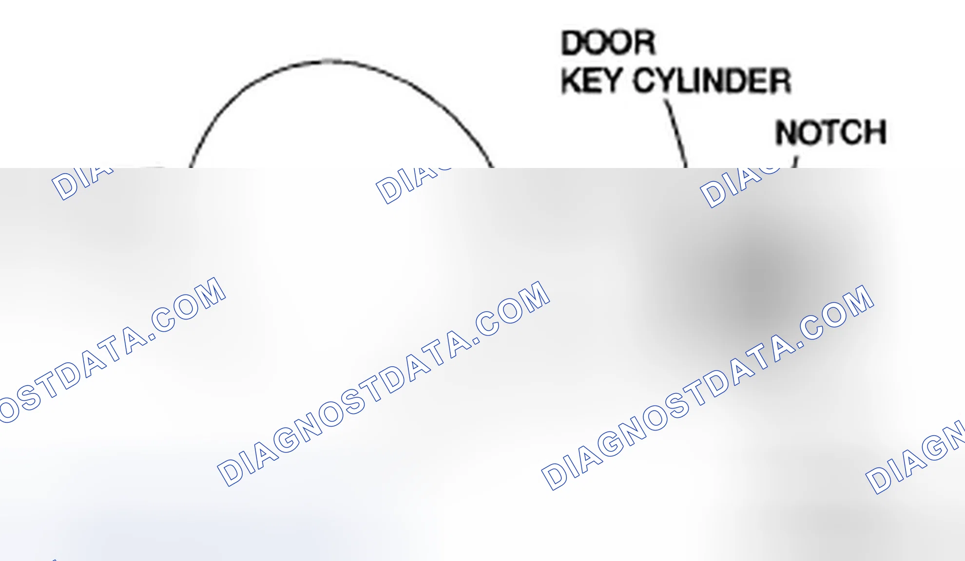 Scheme 26: FRONT DOOR KEY CYLINDER REMOVAL/INSTALLATION