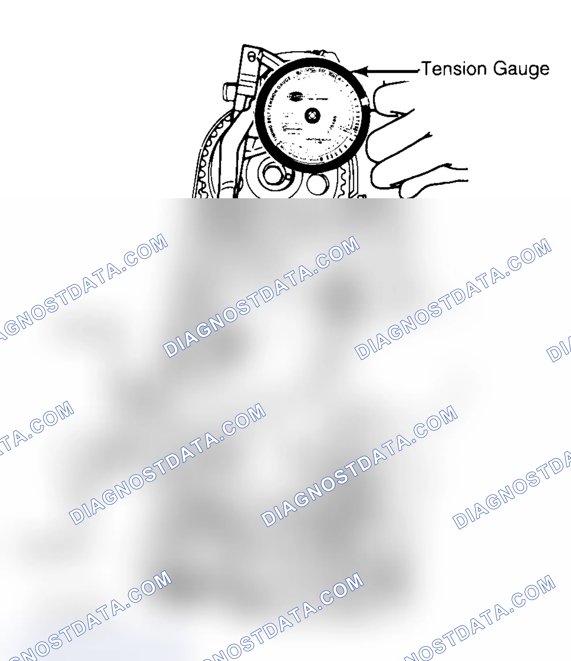 Scheme 28: Adjusting Typical Timing Belt Tension