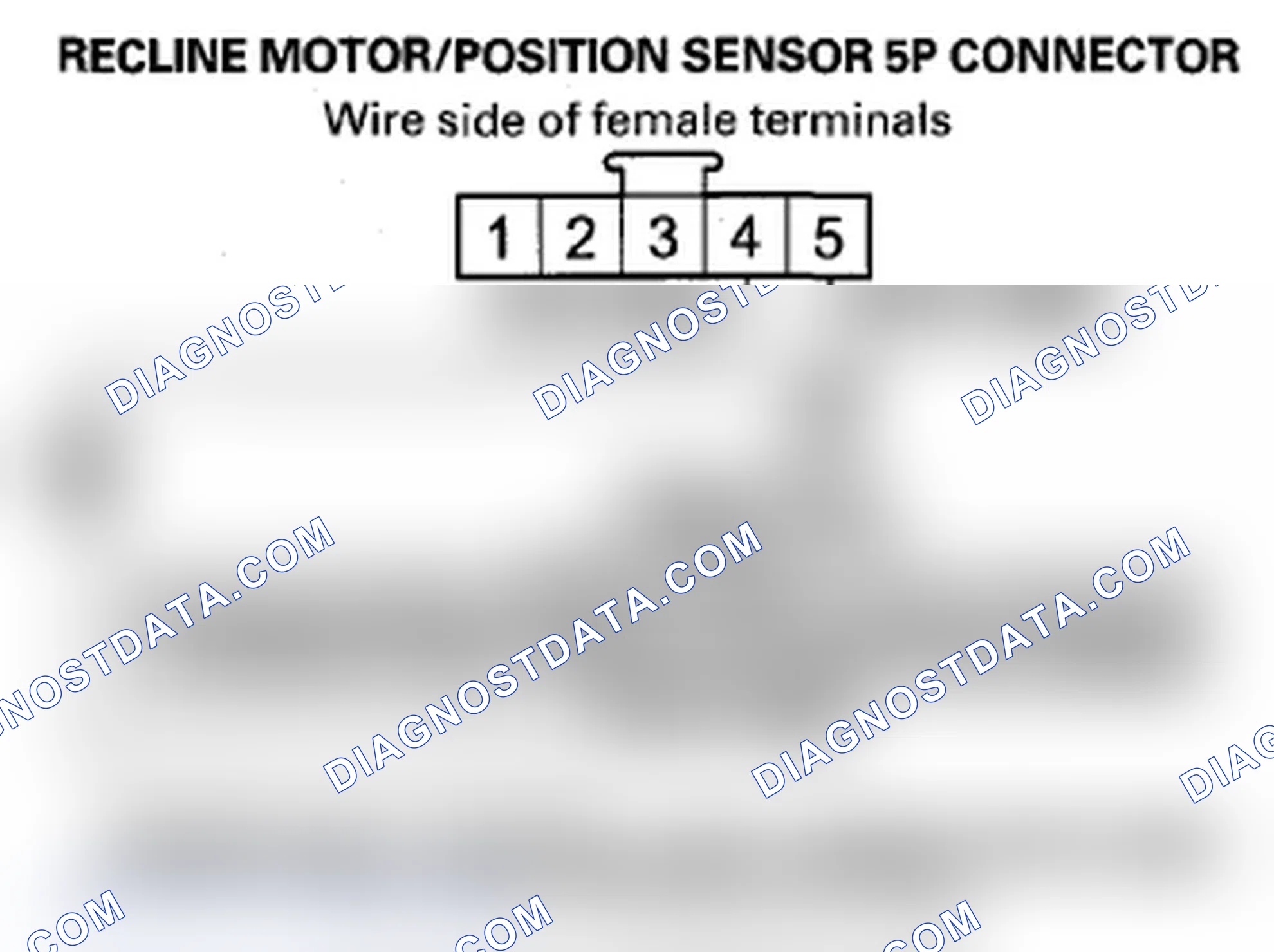 Scheme 165: DTC B1828: Driver's Seat Recline Motor Pulse Error