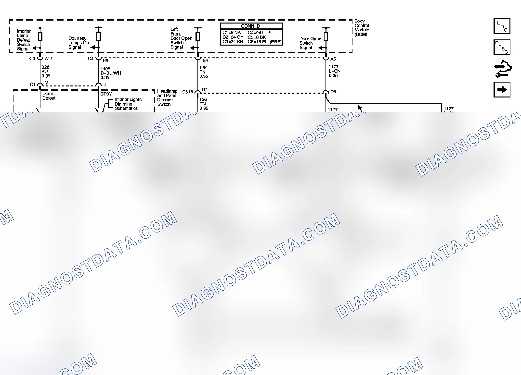 Scheme 11: Interior Lights Schematics