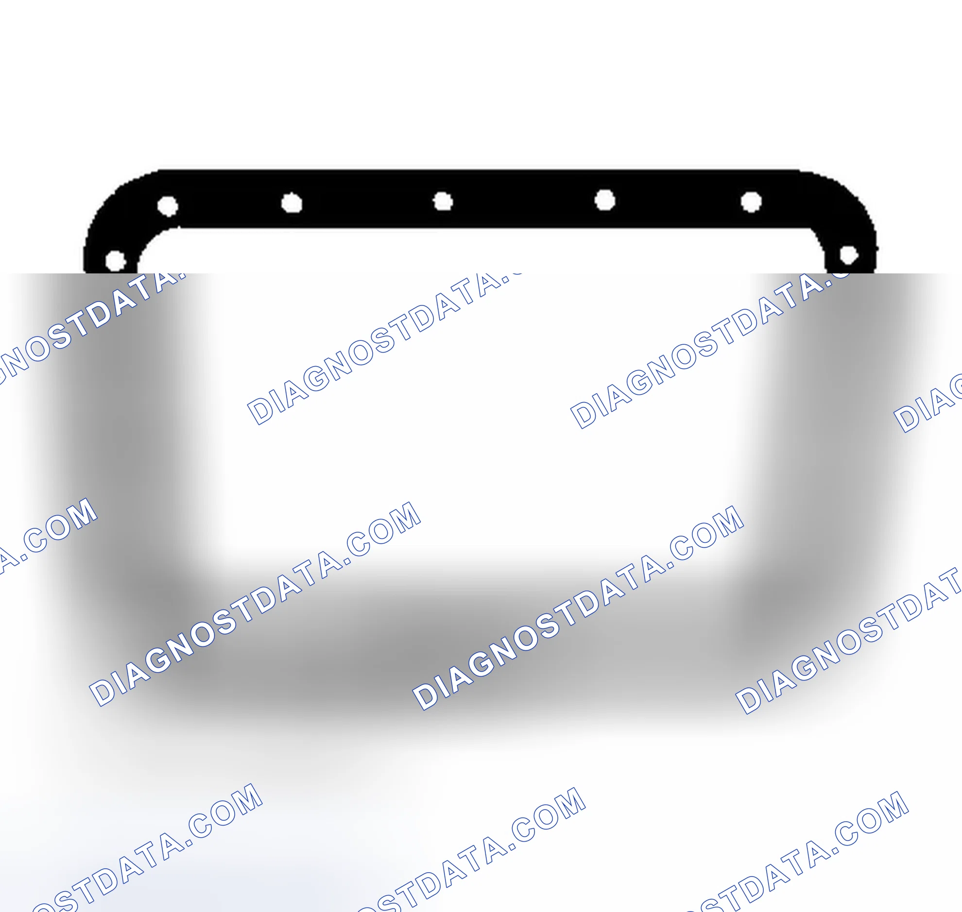 Scheme 11: Identifying Oil Pan Gasket (4R44E & 5R55E)