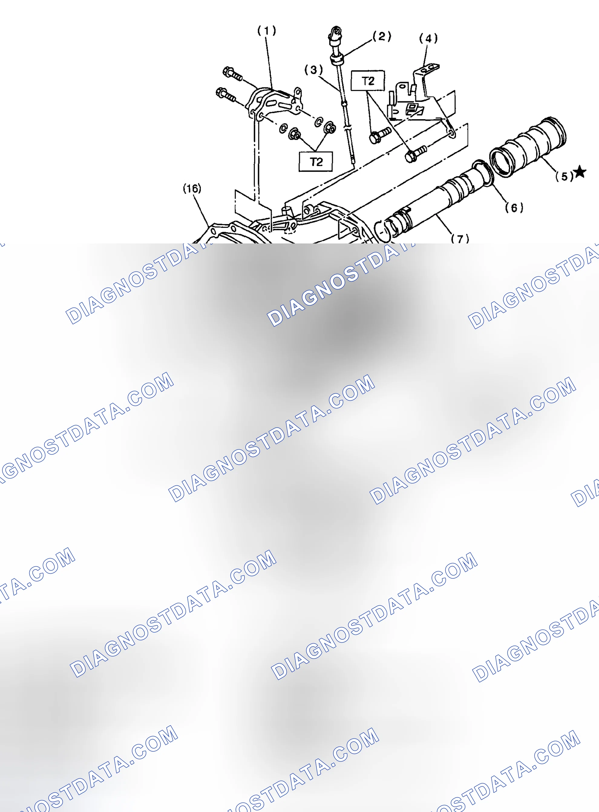 Scheme 719: Exploded View Of Torque Converter Clutch & Case Components