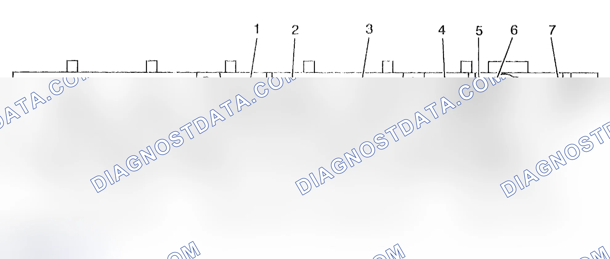 Scheme 795: Cylinder Head - Exhaust Manifold Deck View