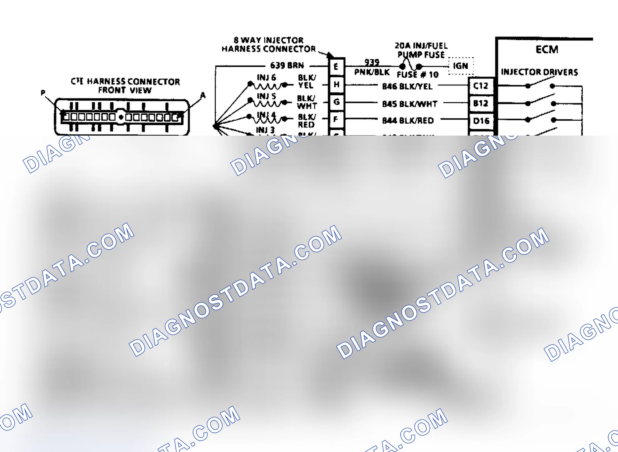 Scheme 119: C4F2 Schematic, C3I Misfire Under Load (3.8L VINs 3 & 7)