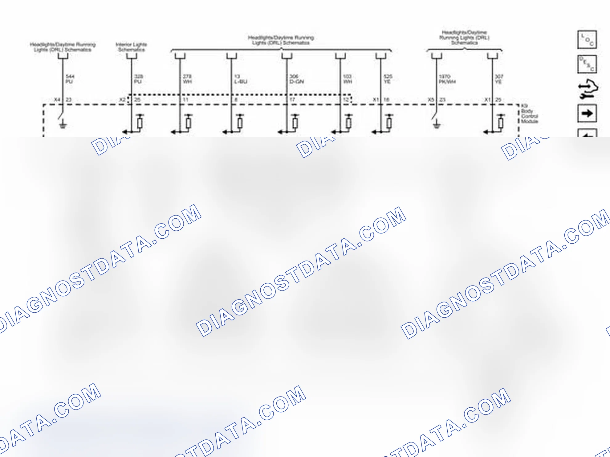 Scheme 9: BCM Inputs and Outputs (2 of 4) Wiring Schematics