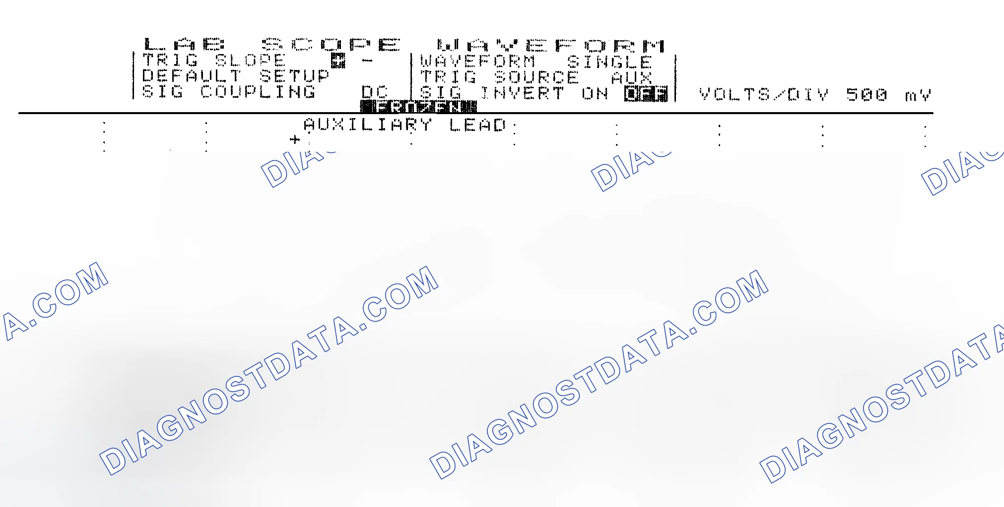 Scheme 14: Single Injector w/Excessive Current Flow - Current Pattern