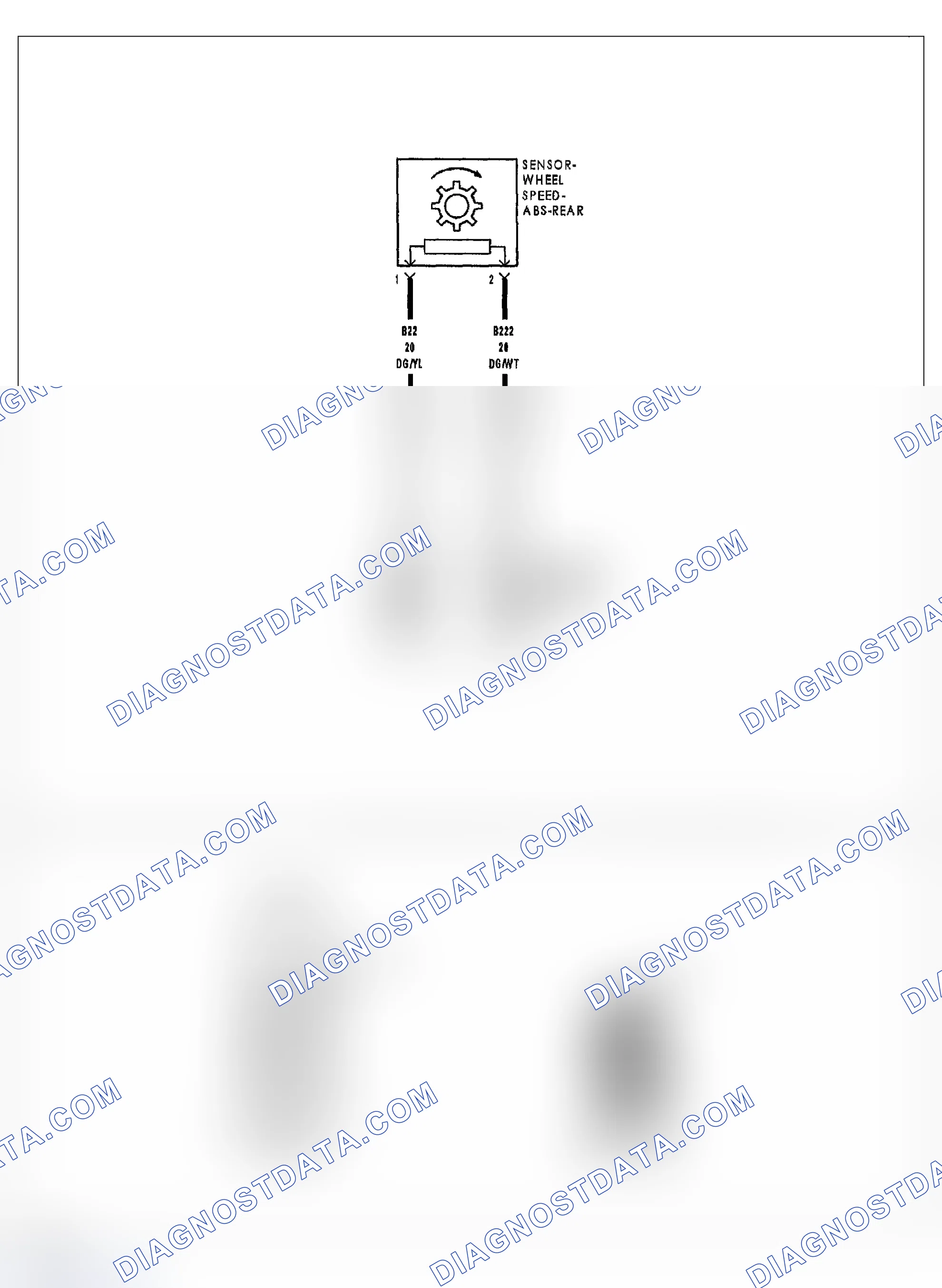 Scheme 198: P106C-RIGHT REAR OUTLET VALVE CONTROL CIRCUIT LOW