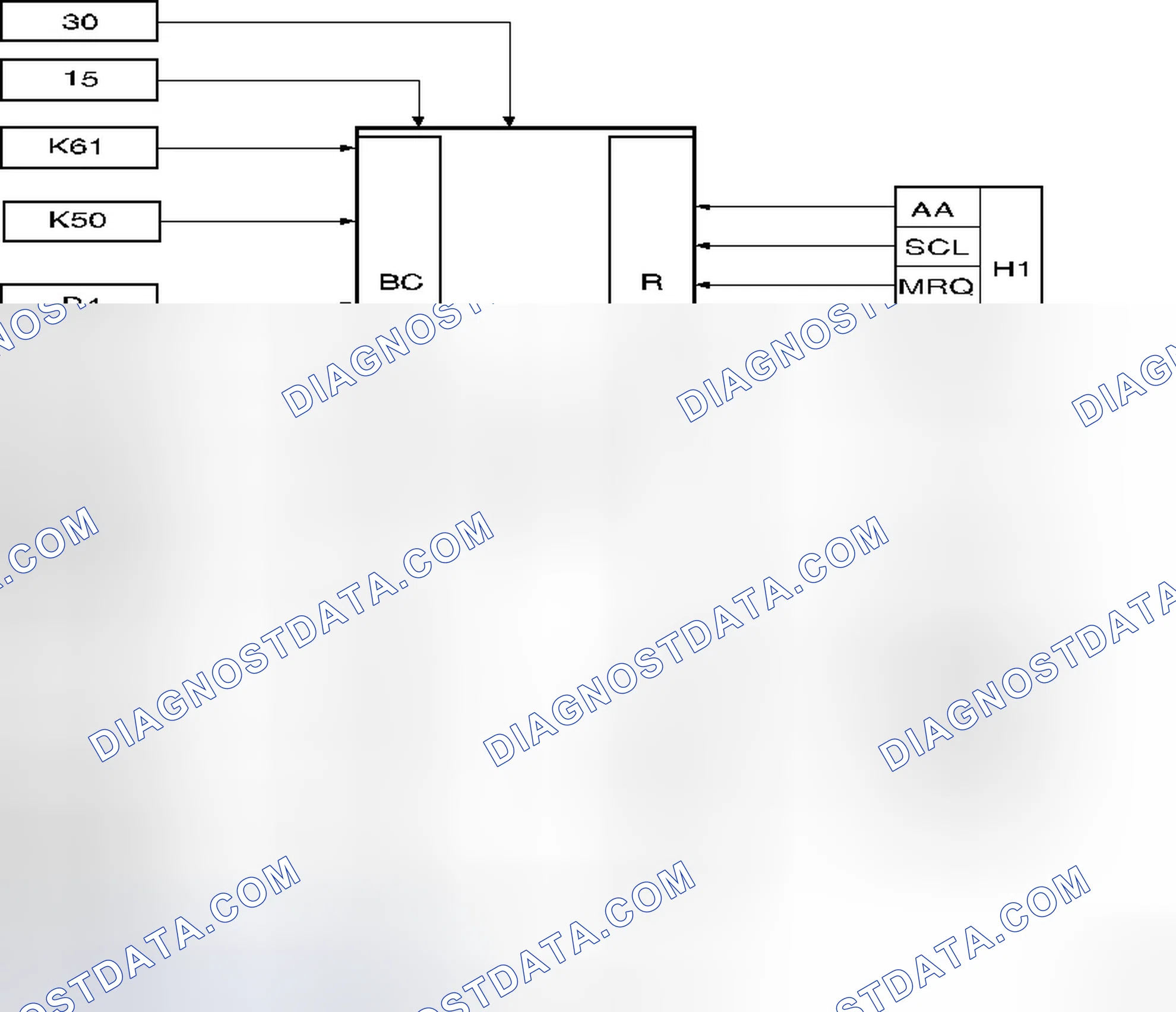 Blockschaltbild - MID Multi-Info-Display