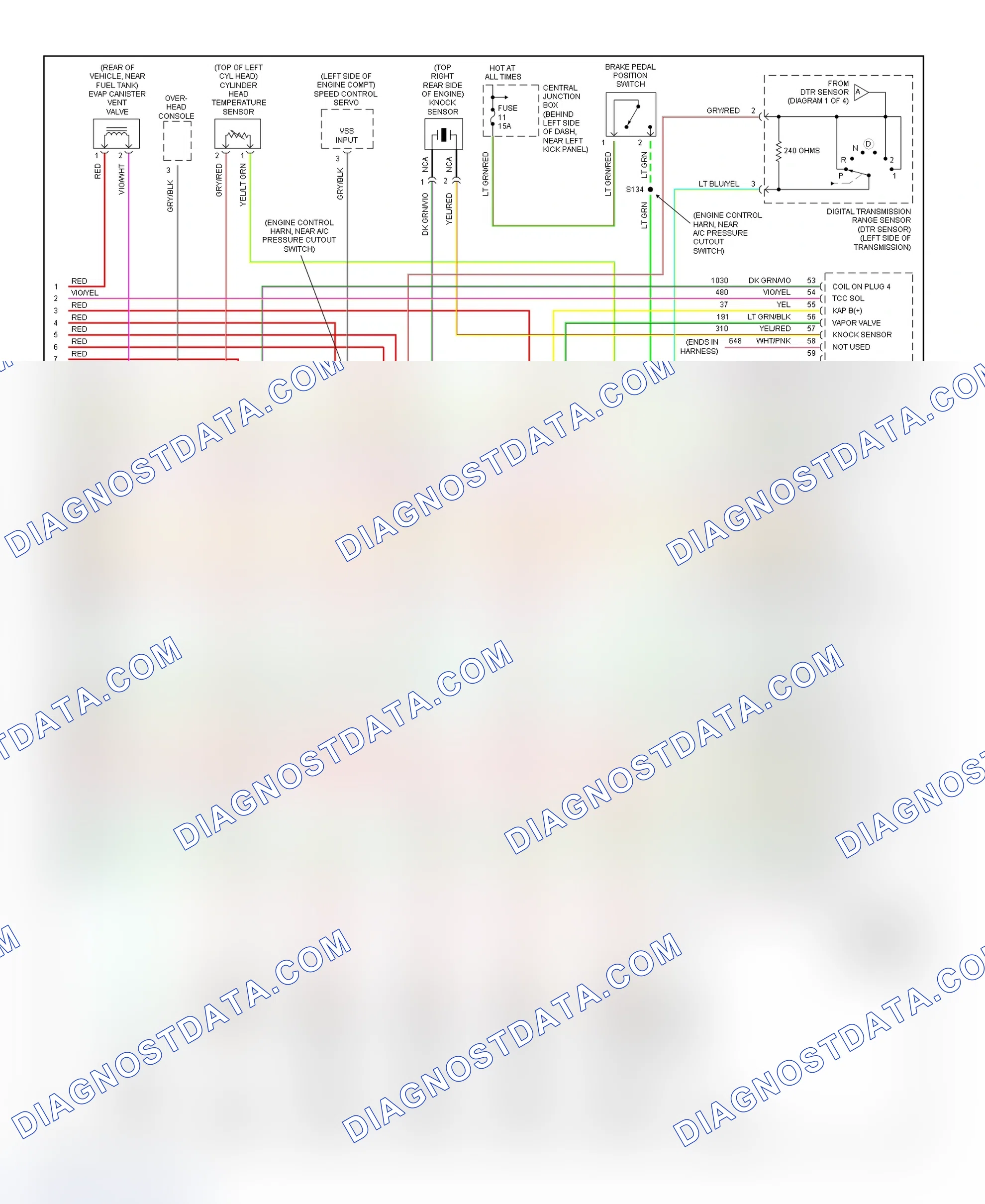 Scheme 31: PCM Wiring Diagram (Econoline - E150 - 4.6L - 4 Of 4)