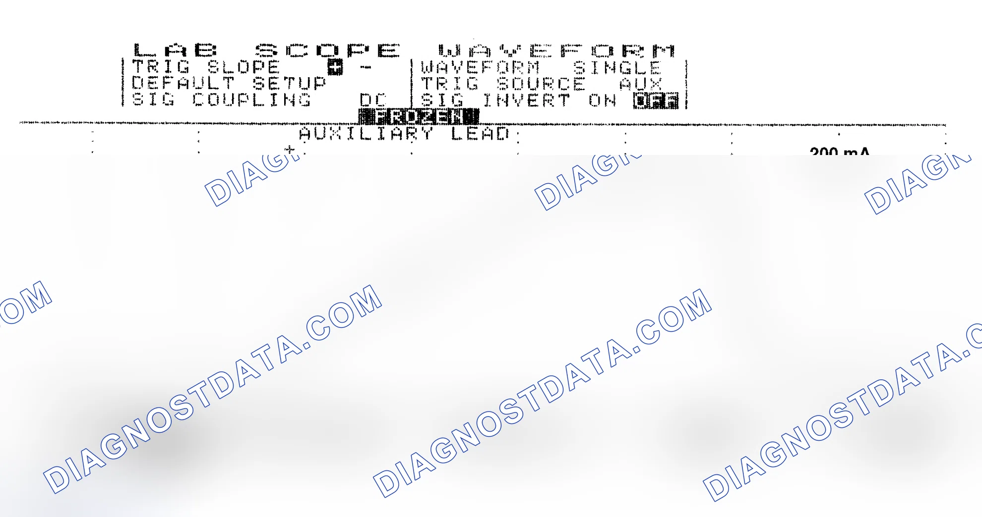 Scheme 13: Single Injector w/Normal Current Flow - Current Pattern