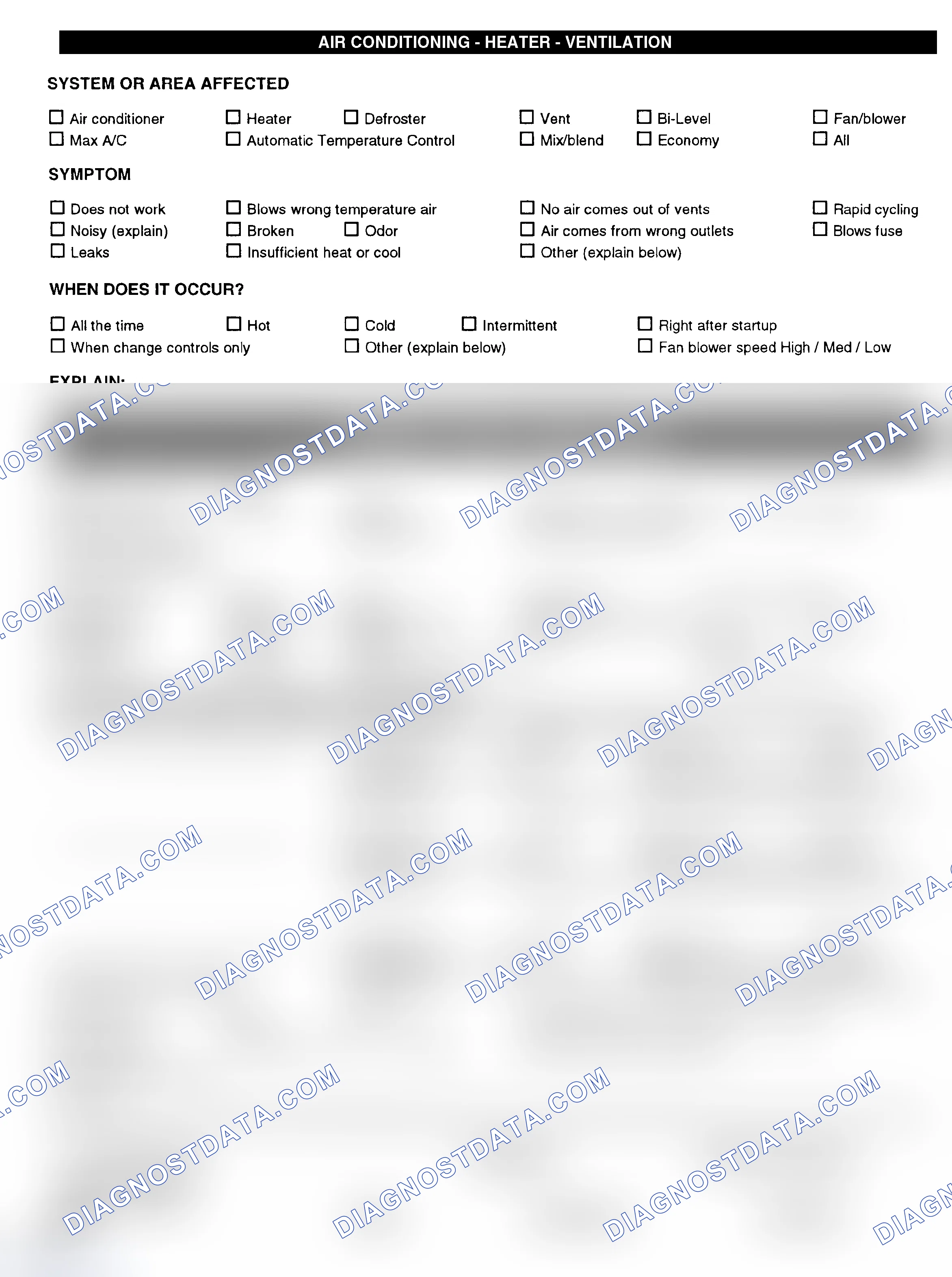 Scheme 4: Symptom Check List - Page 3