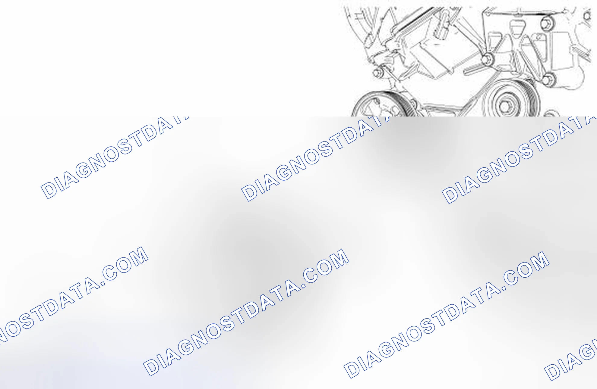 Scheme 100: Lower End Components - Exploded View, Crankshaft Pulley and Crankshaft Front Seal