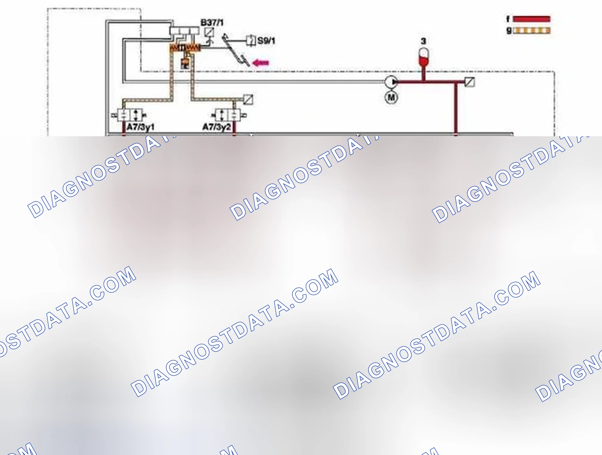 Fig. 23: ABS Closed-Loop Operation Function Diagram - Pressure Buildup