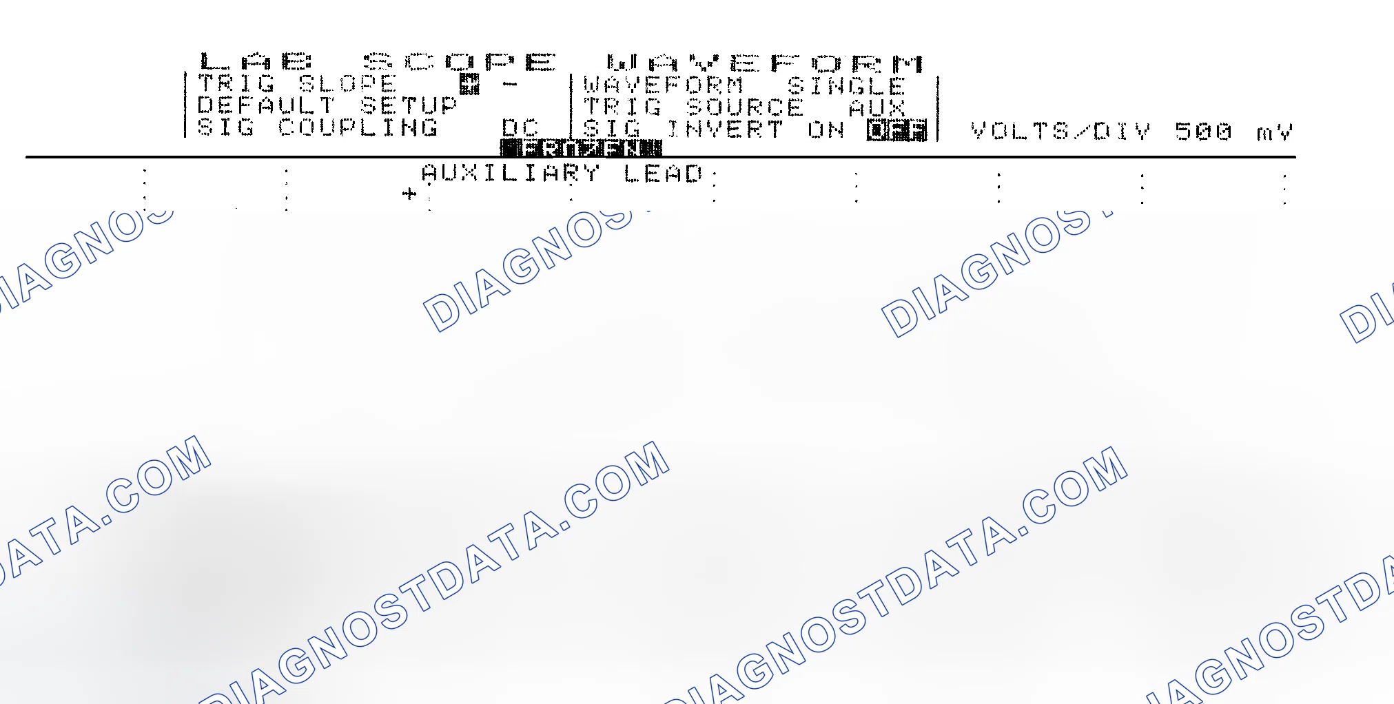 Scheme 14: Single Injector w/Excessive Current Flow - Current Pattern