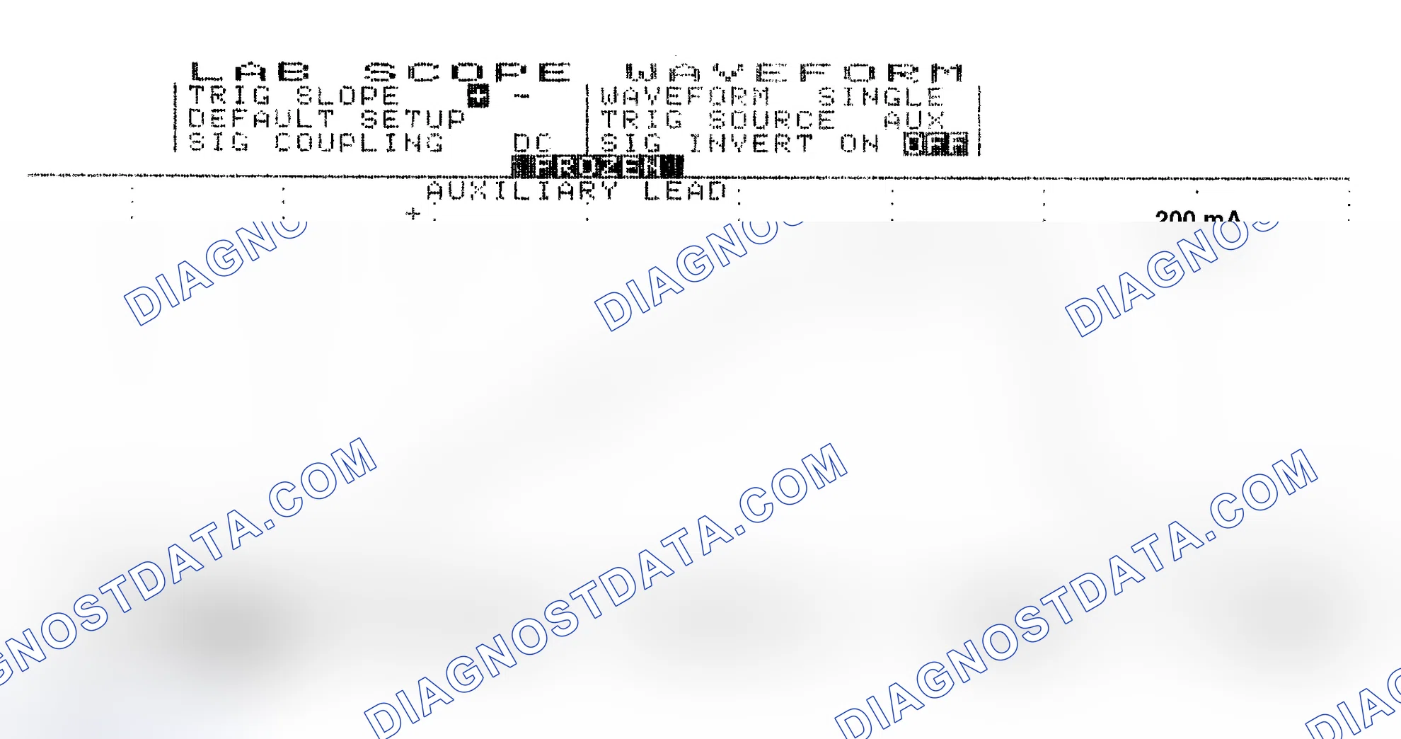 Scheme 13: Single Injector w/Normal Current Flow - Current Pattern