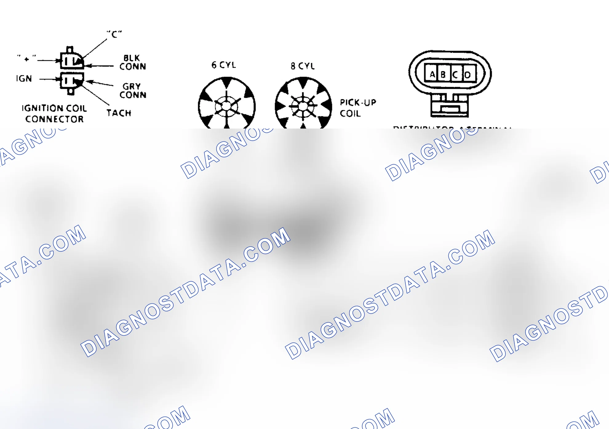 Scheme 113: Ignition System Check Circuit Diagram (Remote Coil/Sealed Connector Distributor) (Except 2.5L "S/T" Series)
