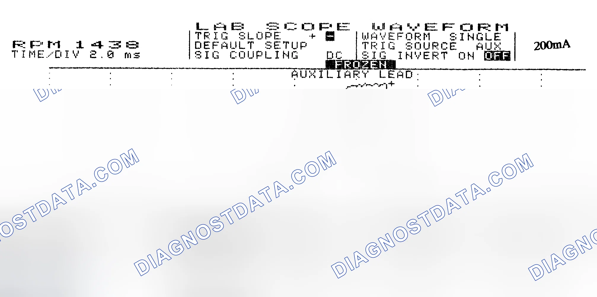 Scheme 15: Single Injector w/Normal Current Flow - Current Pattern