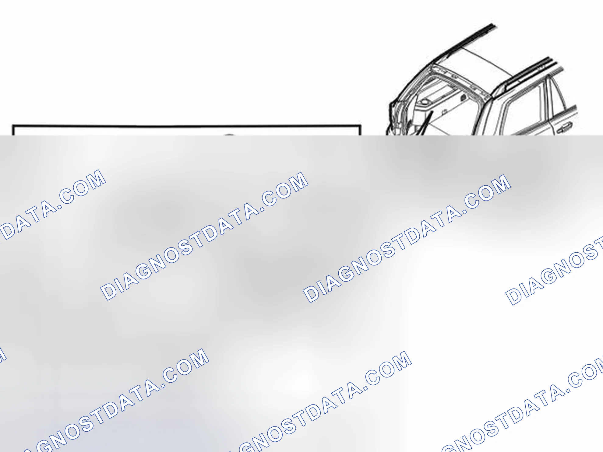 Scheme 594: Air conditioning (A/C) rear, seven seat XC90 (option)