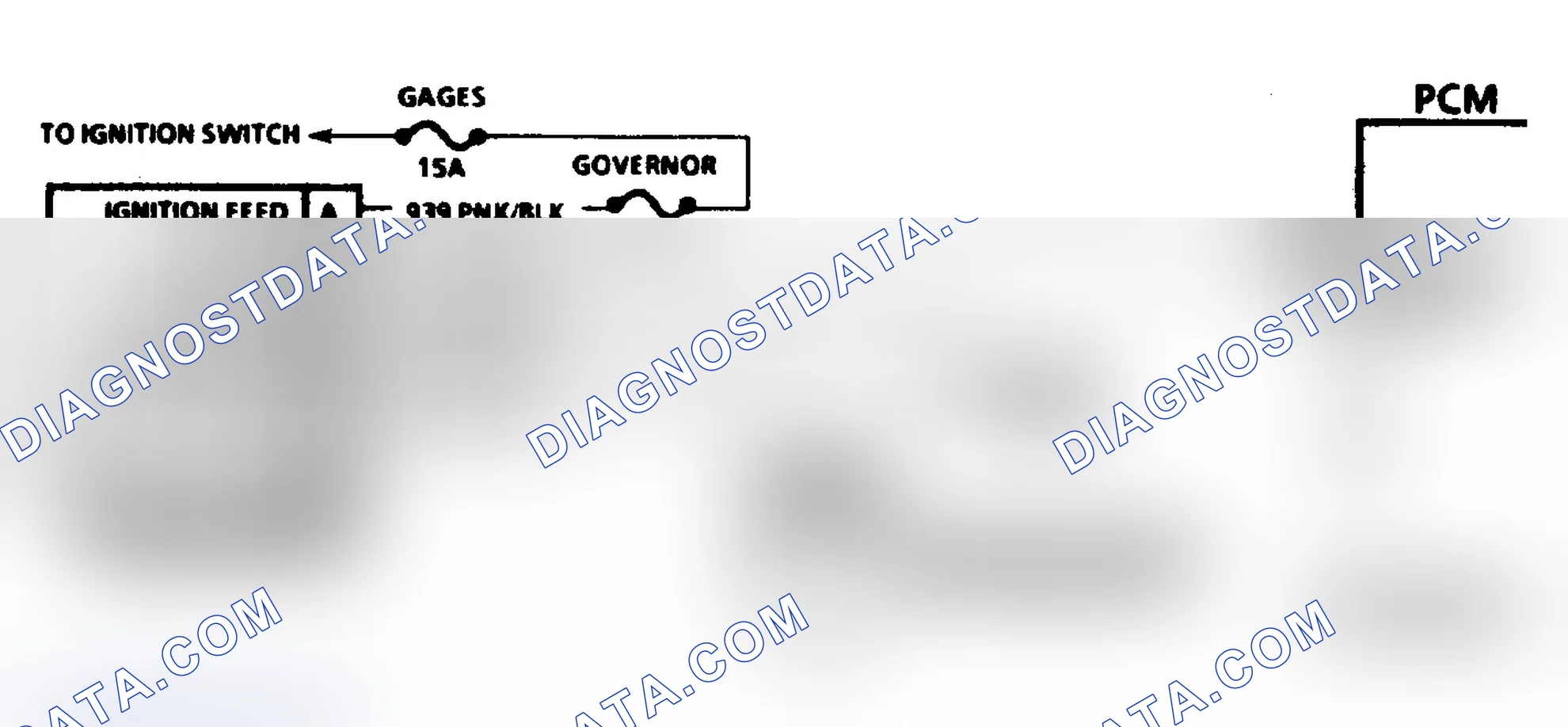 Scheme 194: Code 31 Schematic (5.7L "G" Series) Engine Speed Sensor Governor