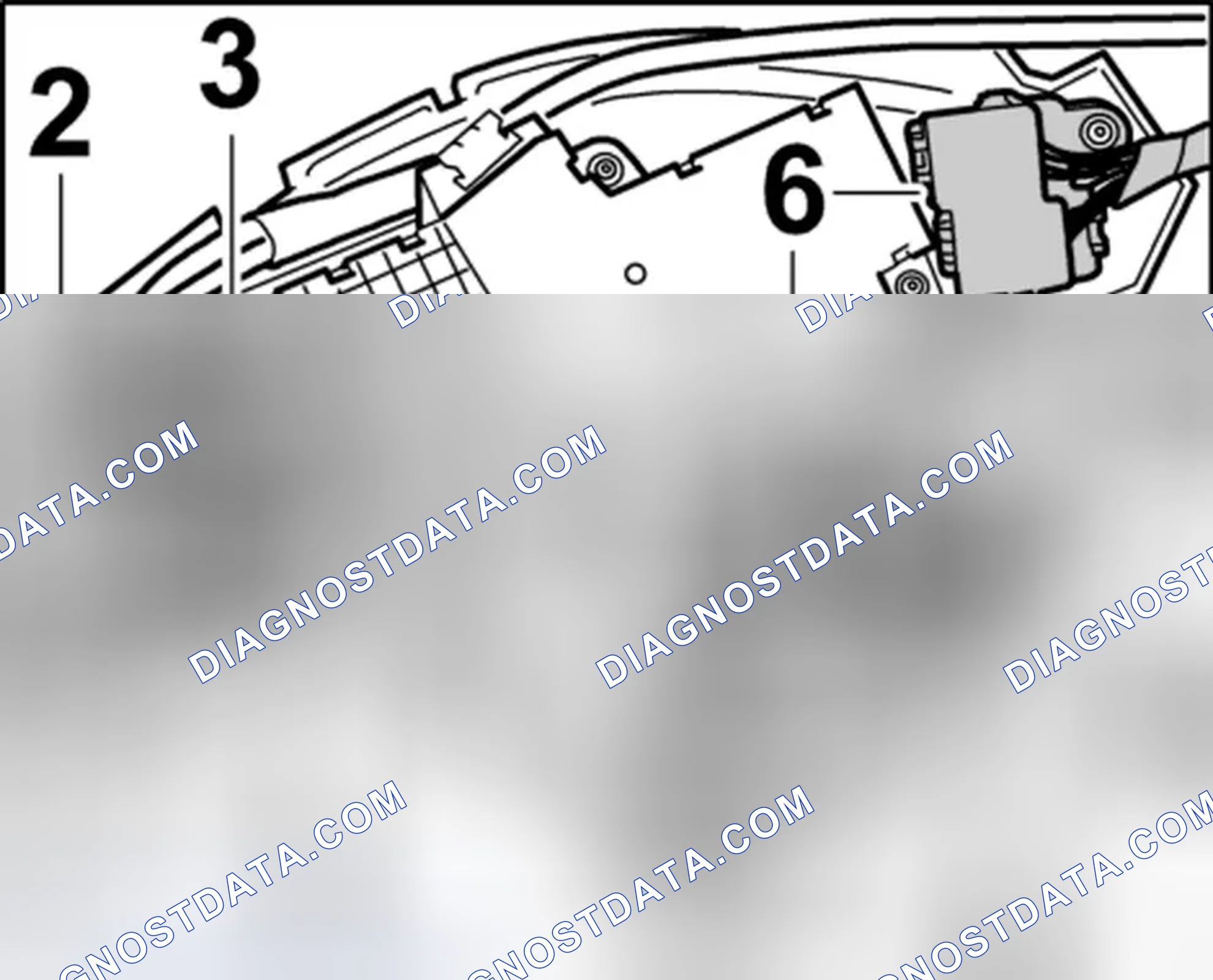 Scheme 75: Installing control part trim panel