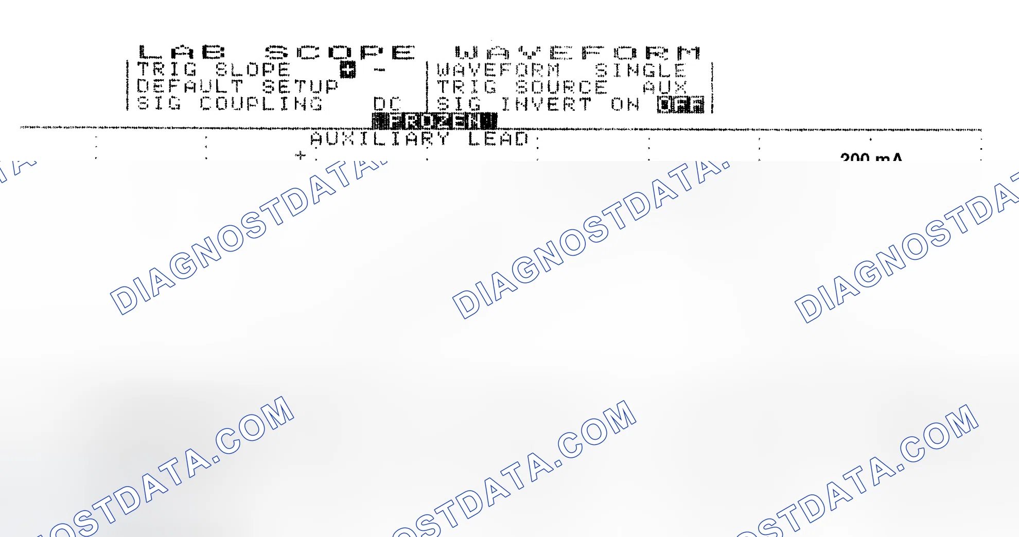 Scheme 13: Single Injector w/Normal Current Flow - Current Pattern