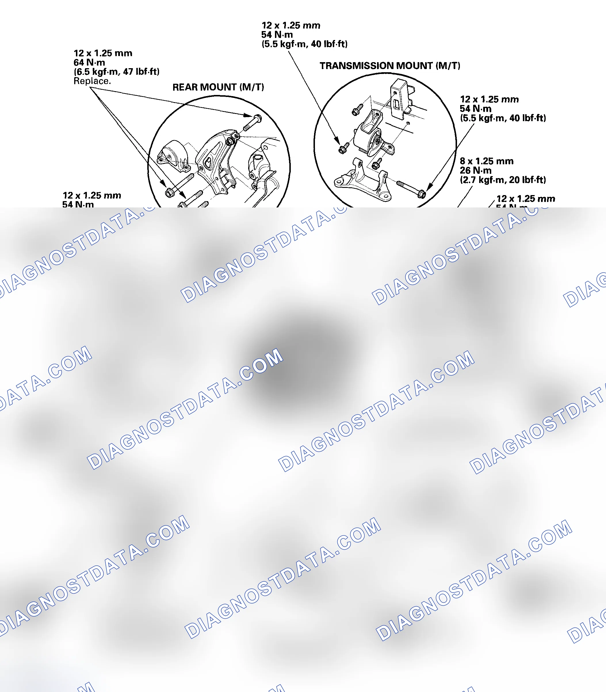 Scheme 60: Engine Mount Replacement