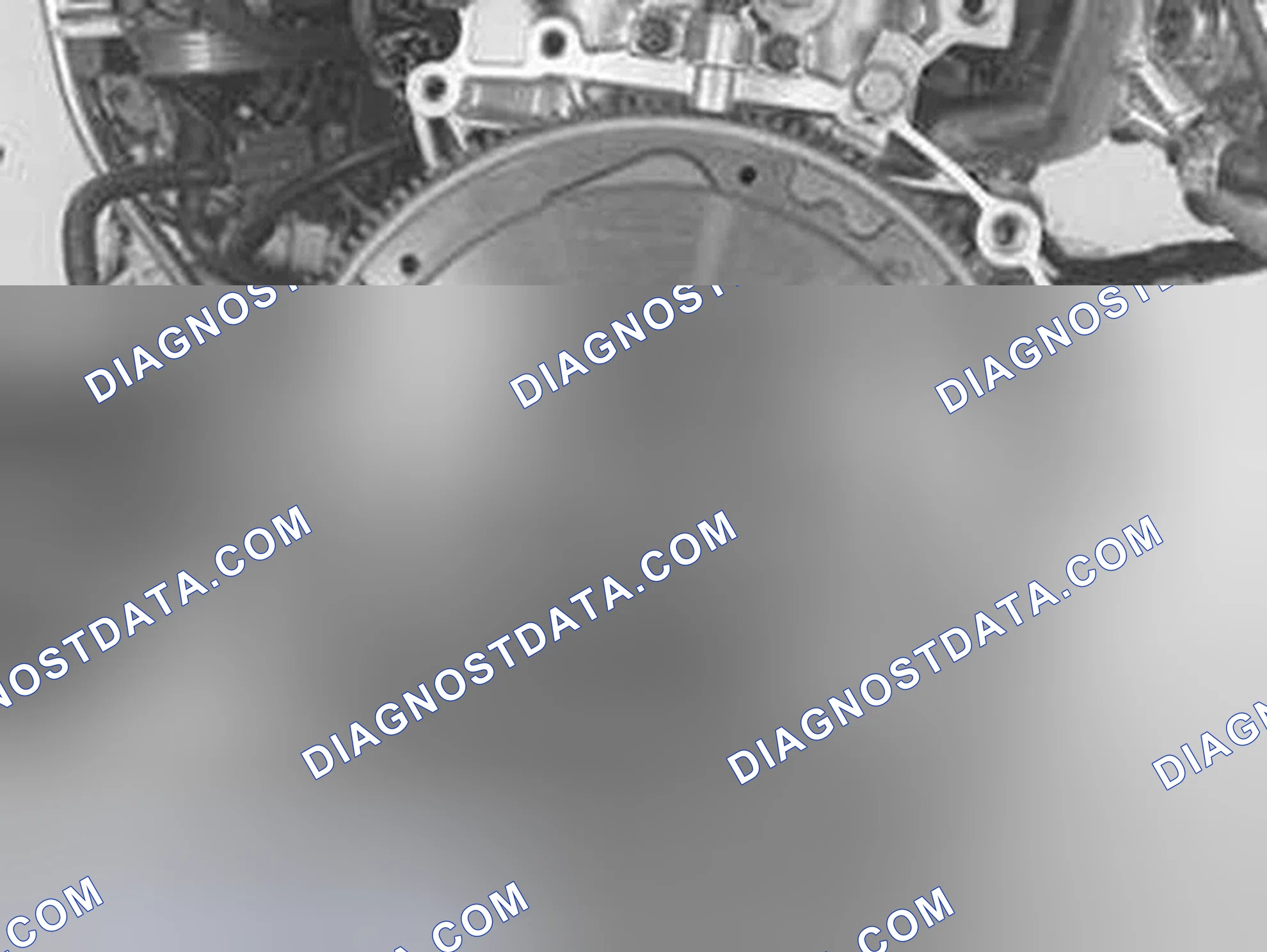 Scheme 234: REMOVING THE FLYWHEEL AND CARRIER PLATE