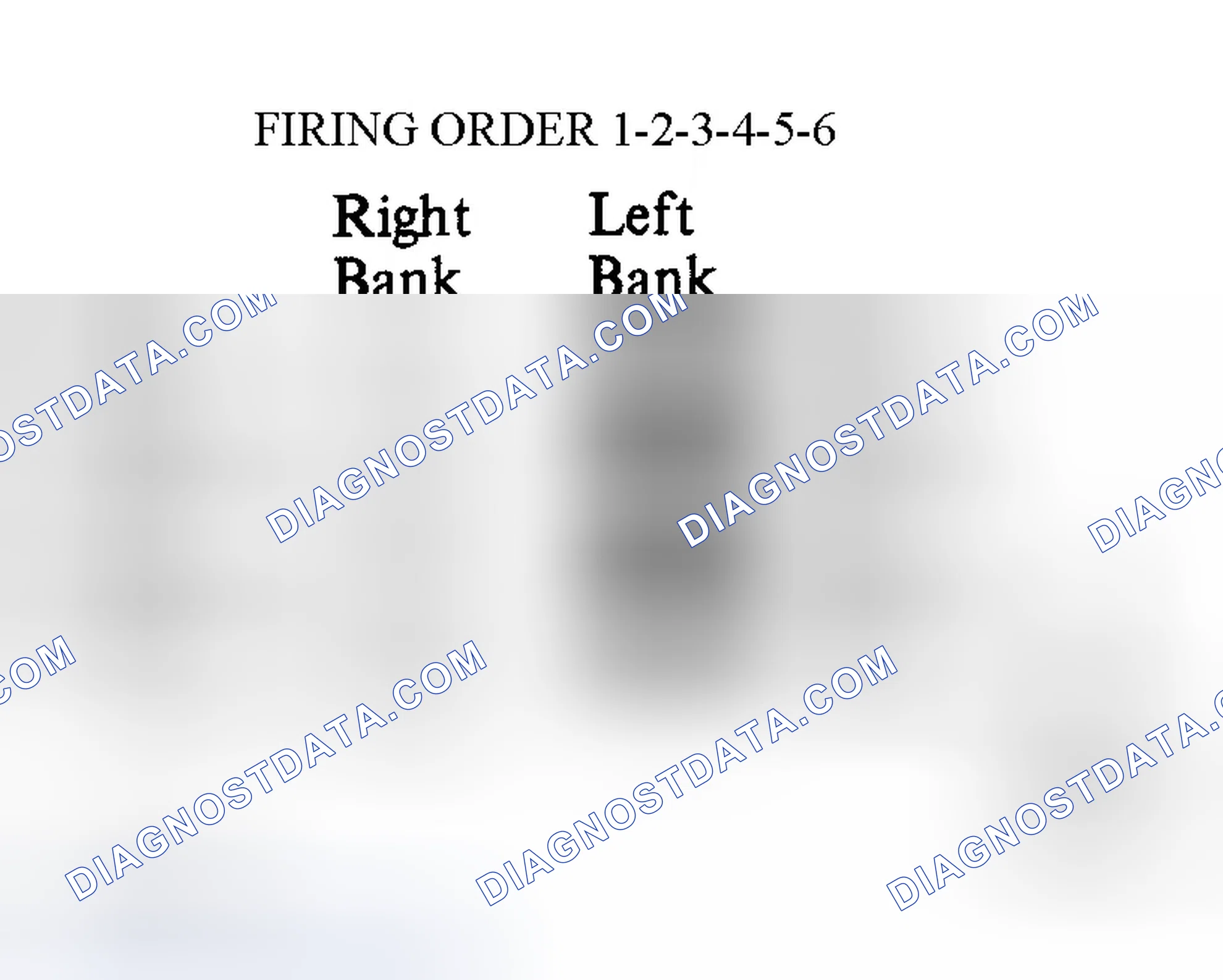 Scheme 4: Firing Order (Avalon 3.0L, Camry 3.0L, Camry Solara 3.0L, Highlander 3.0L & Sienna 3.0L)