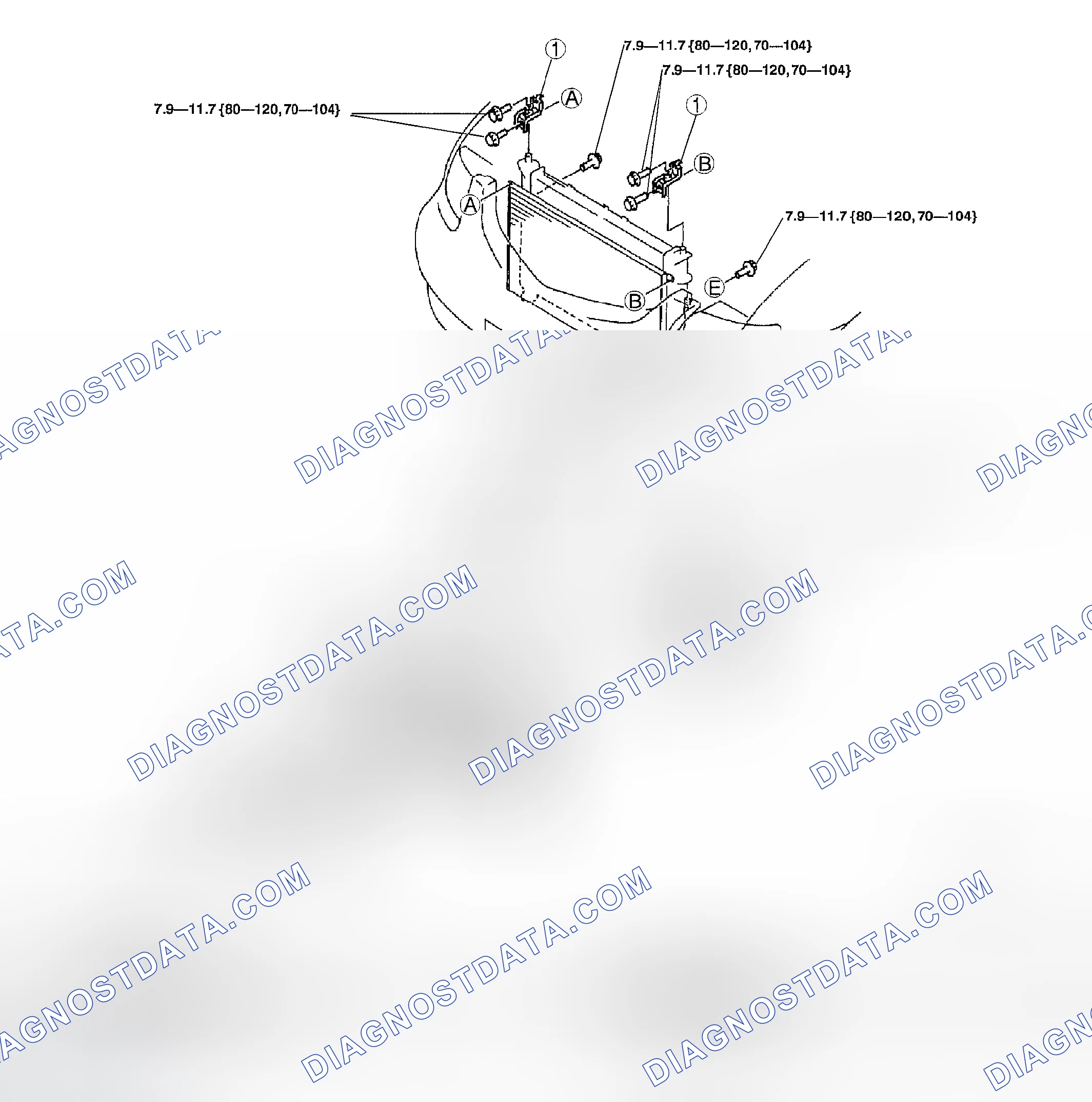 Scheme 23: COOLING FAN MOTOR REMOVAL/INSTALLATION