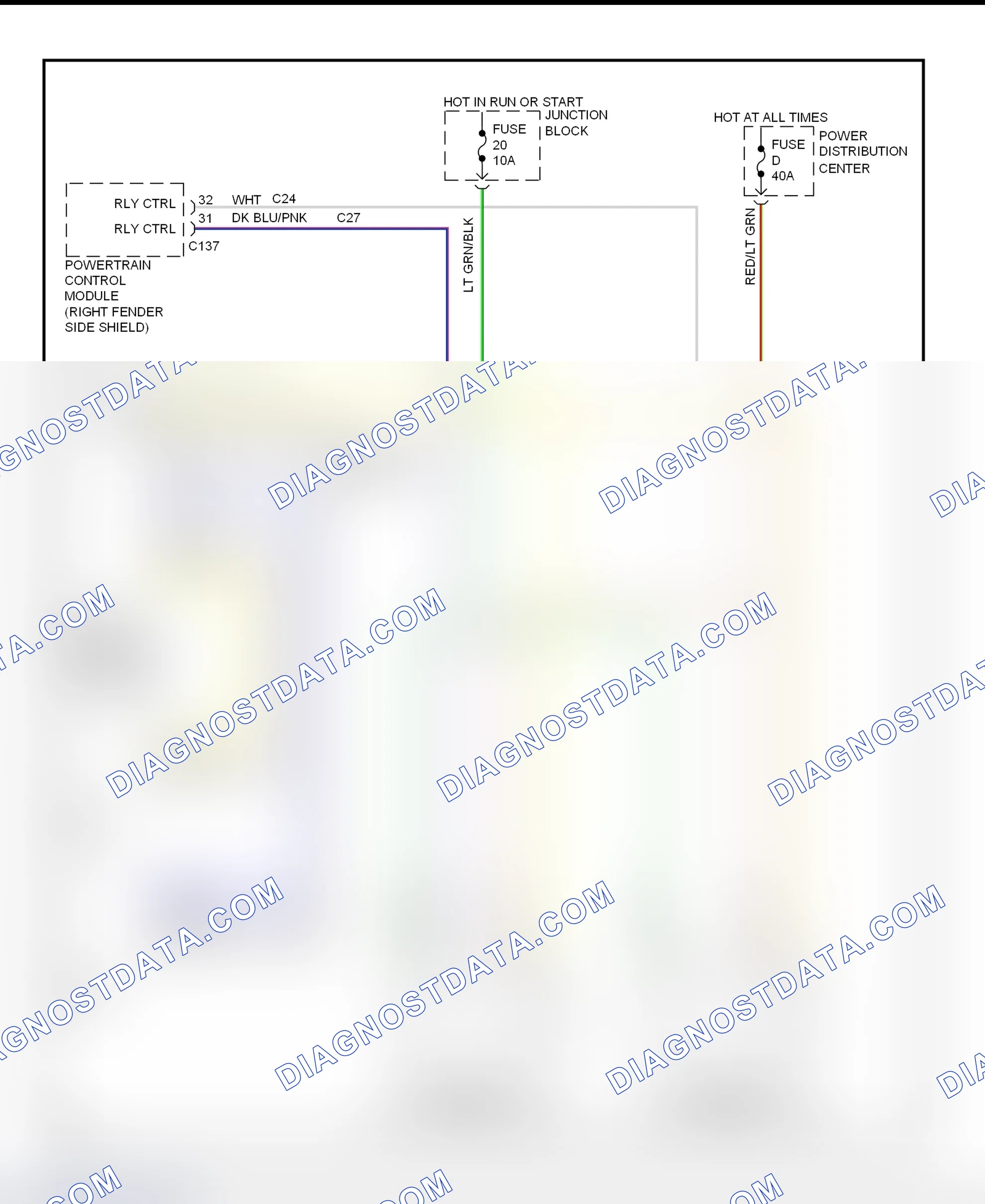 Scheme 3: Electric Cooling Fan Schematic
