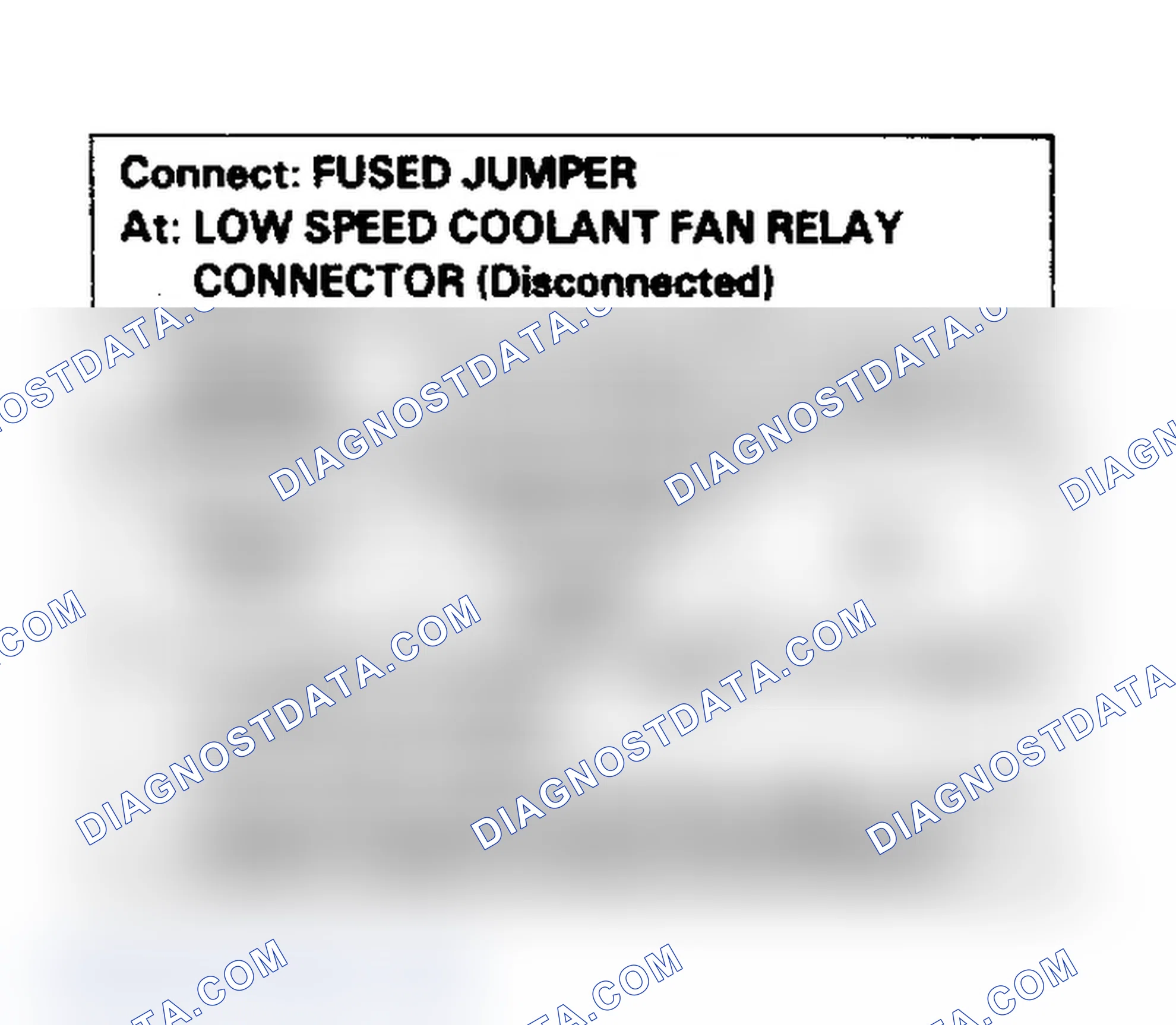 Scheme 9: Coolant Fan Low Speed Relay Test (Table 3)
