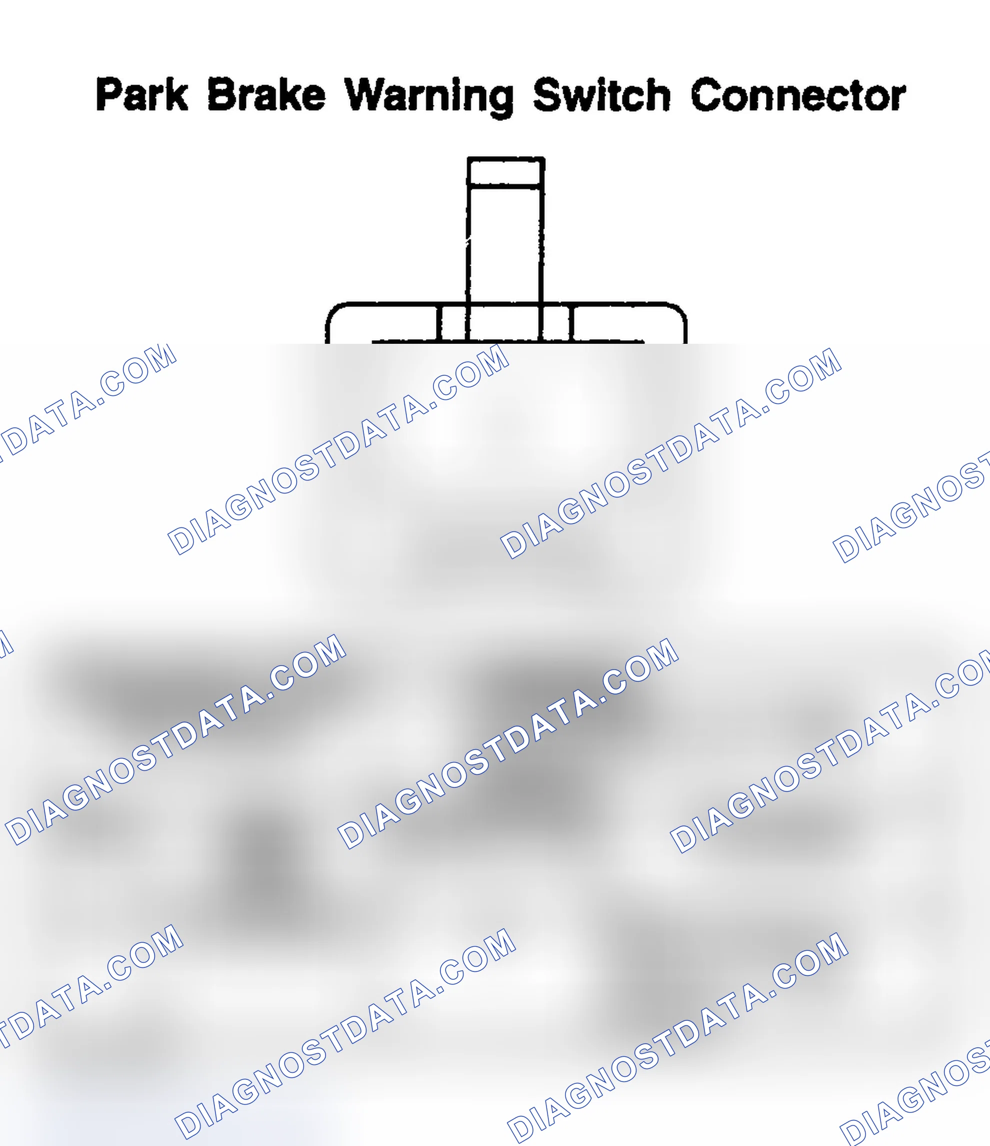 Scheme 205: PARK BRAKE WARNING SWITCH