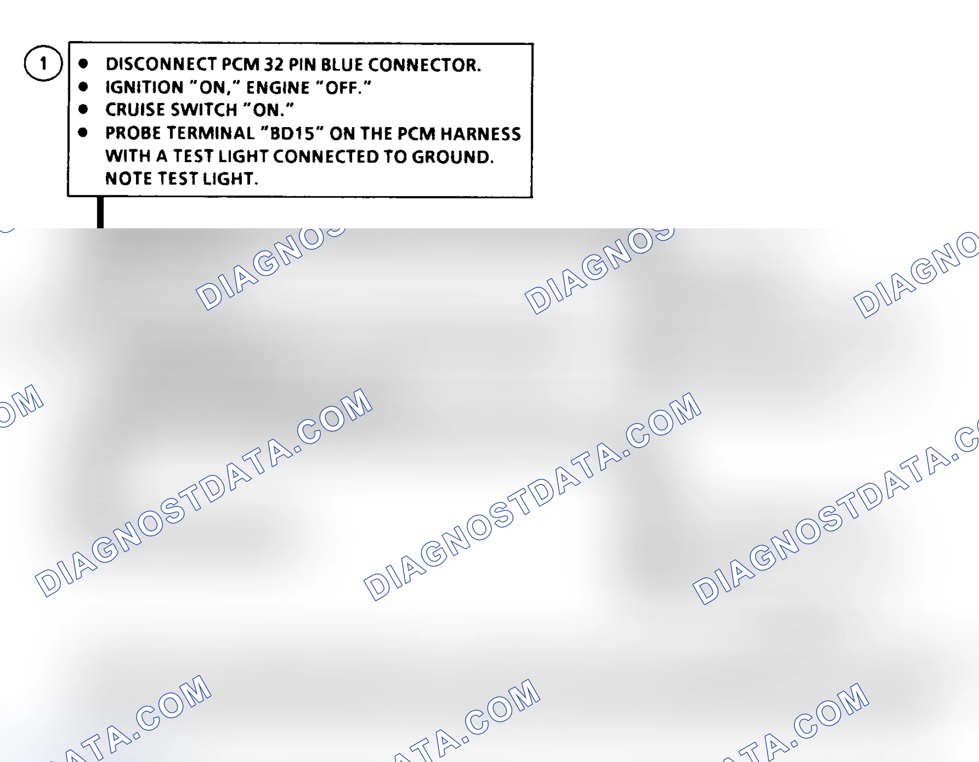 Scheme 187: DTC 71 Flow Chart (6.5L Diesel) Set/Coast Switch Fault (Models With PCM)